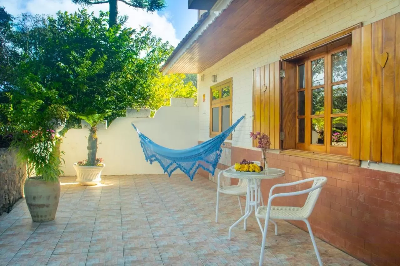 Balcony/Terrace in Pousada Ricanto Amore Mio