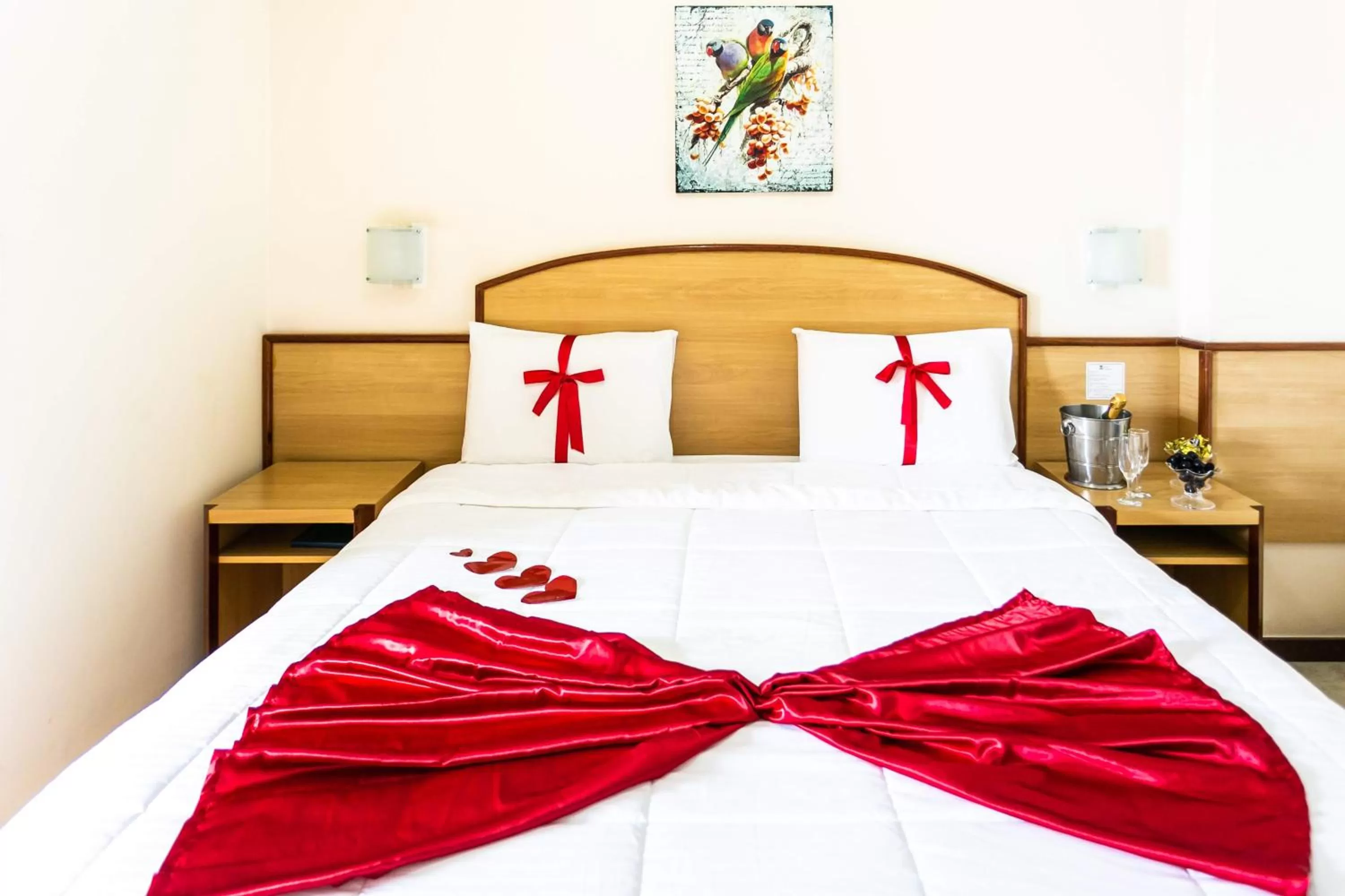 Bed in Hotel Verdemar