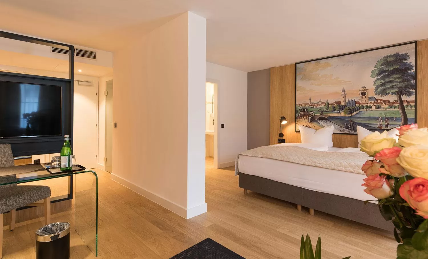 Bed in Hotel Bayerischer Hof