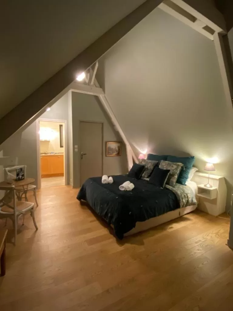 Bed in La Cour Sainte Catherine demeure de charme