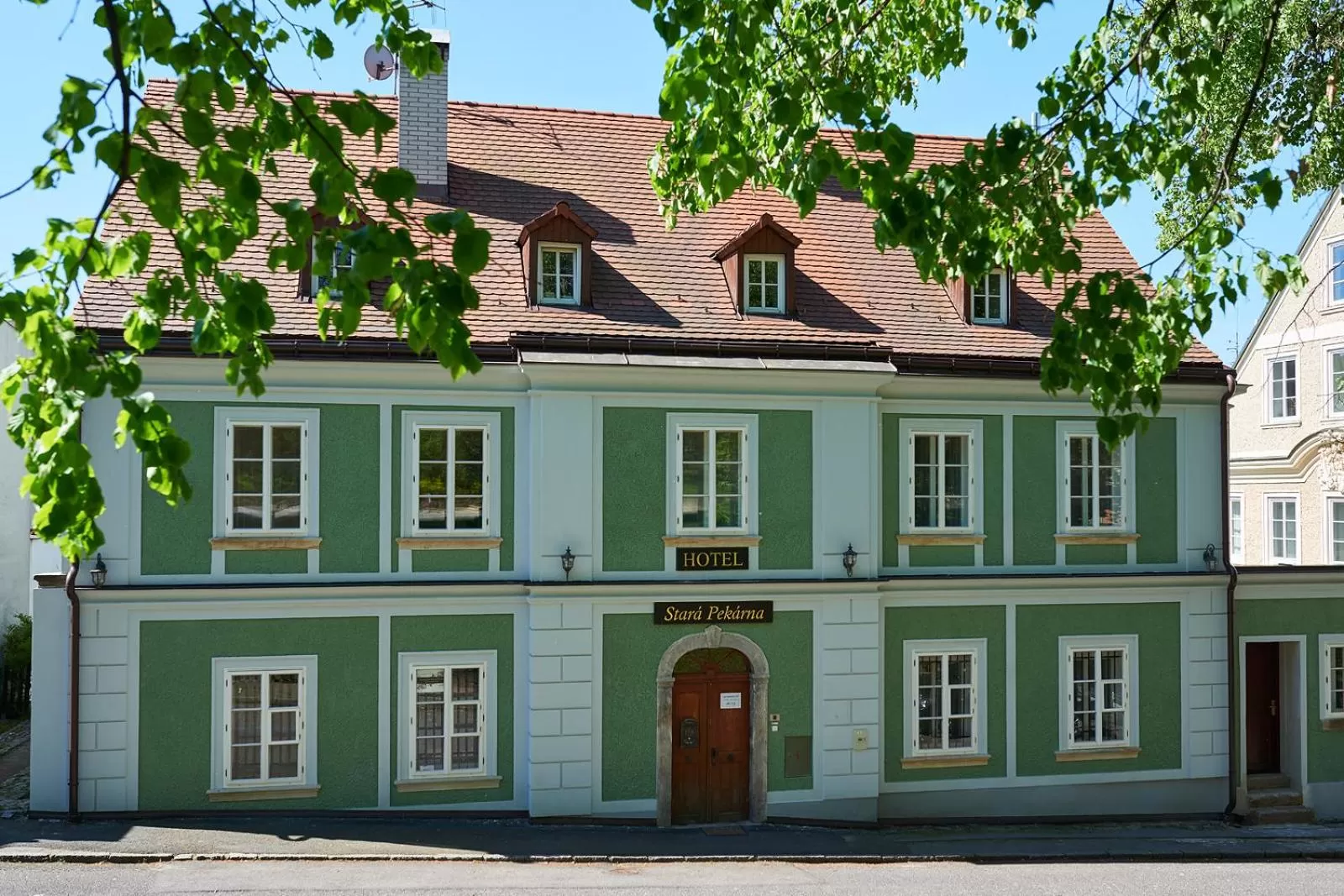 Facade/entrance in Hotel Stará Pekárna s privátním wellness
