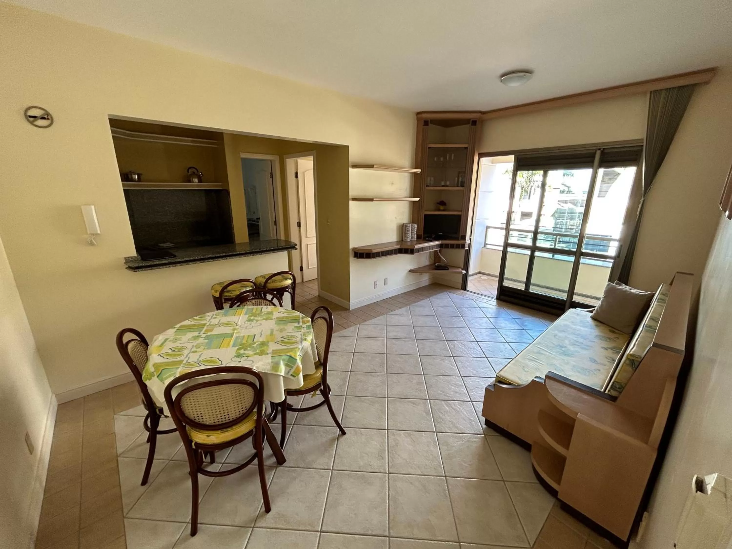 Living room in Golfinhos Apart Hotel