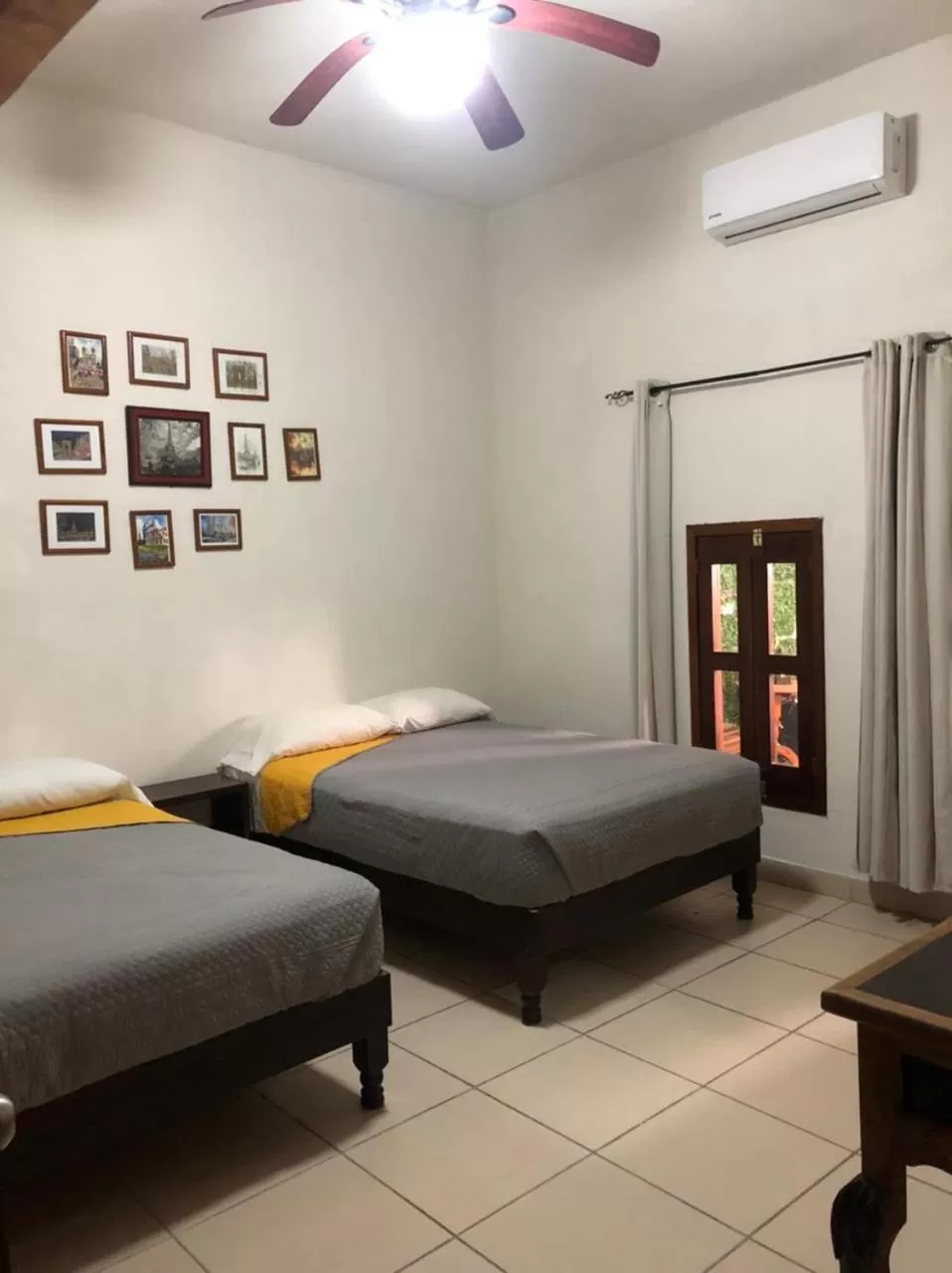 air conditioner, Bed in Grann Posada Xilitla