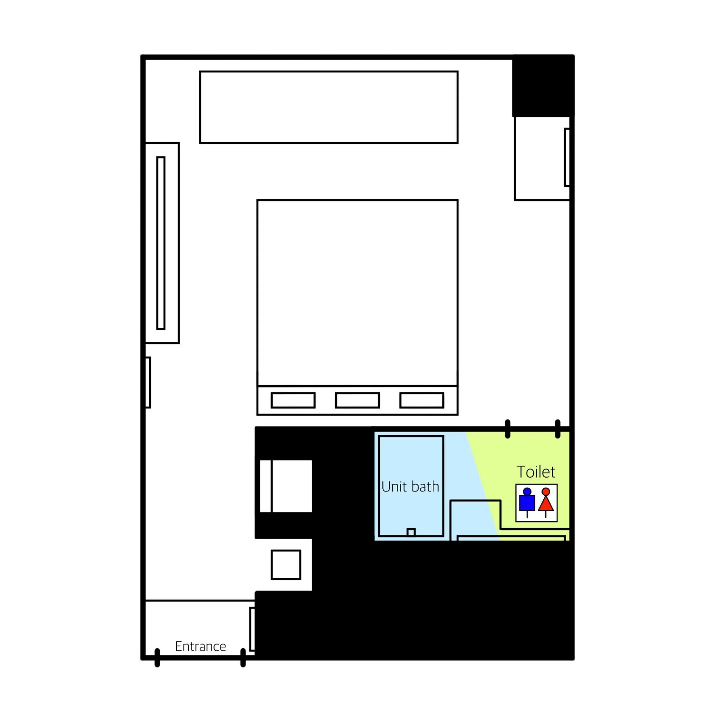 Floor plan in HOTEL THE HAKATA TERRACE