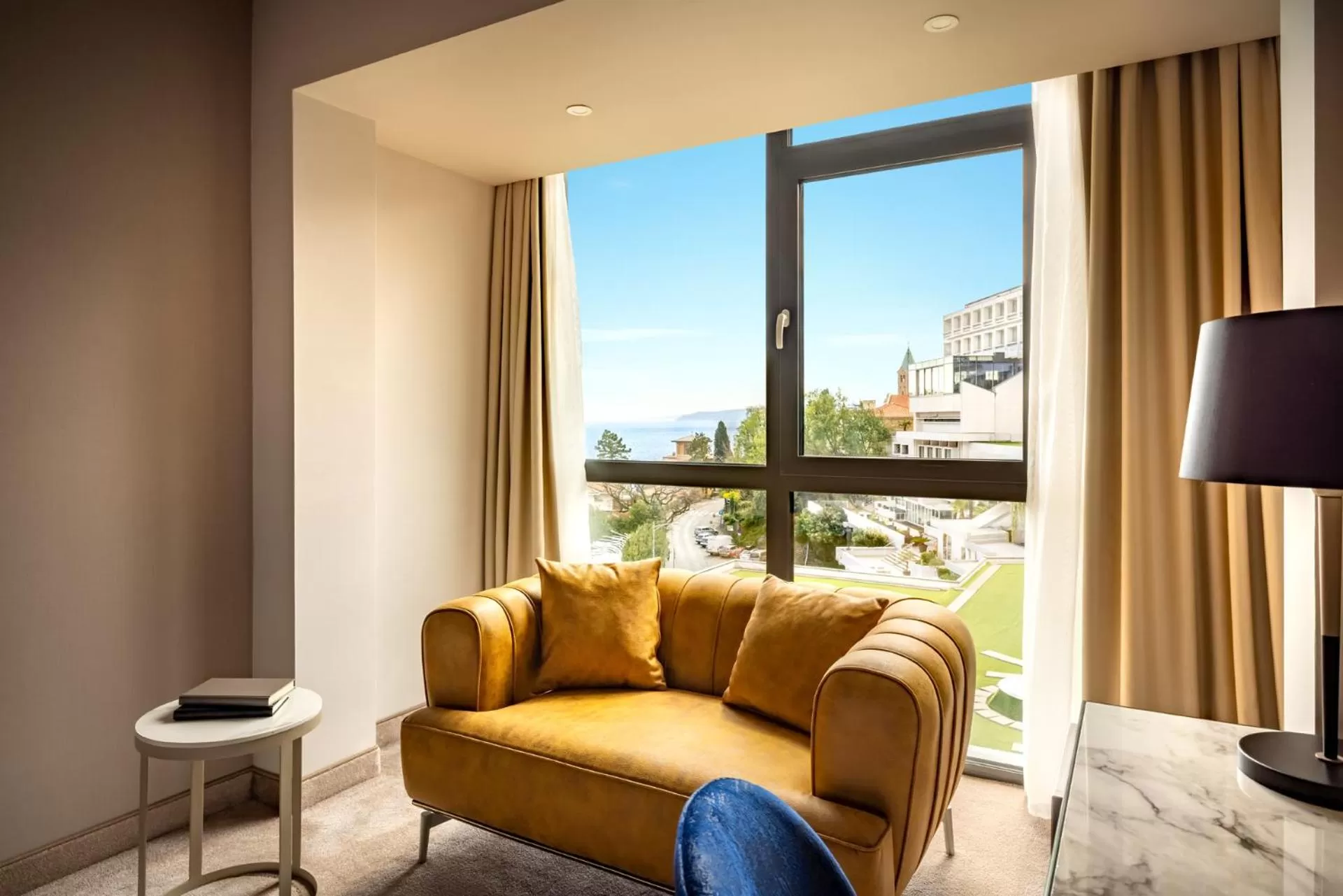 Seating area in Grand Hotel Adriatic