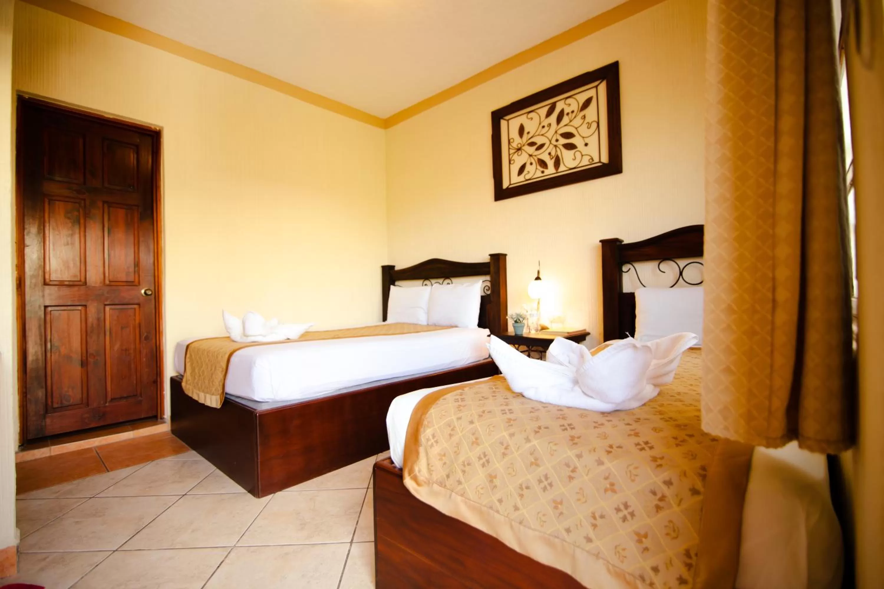 Bed in Hotel Quinta Maya