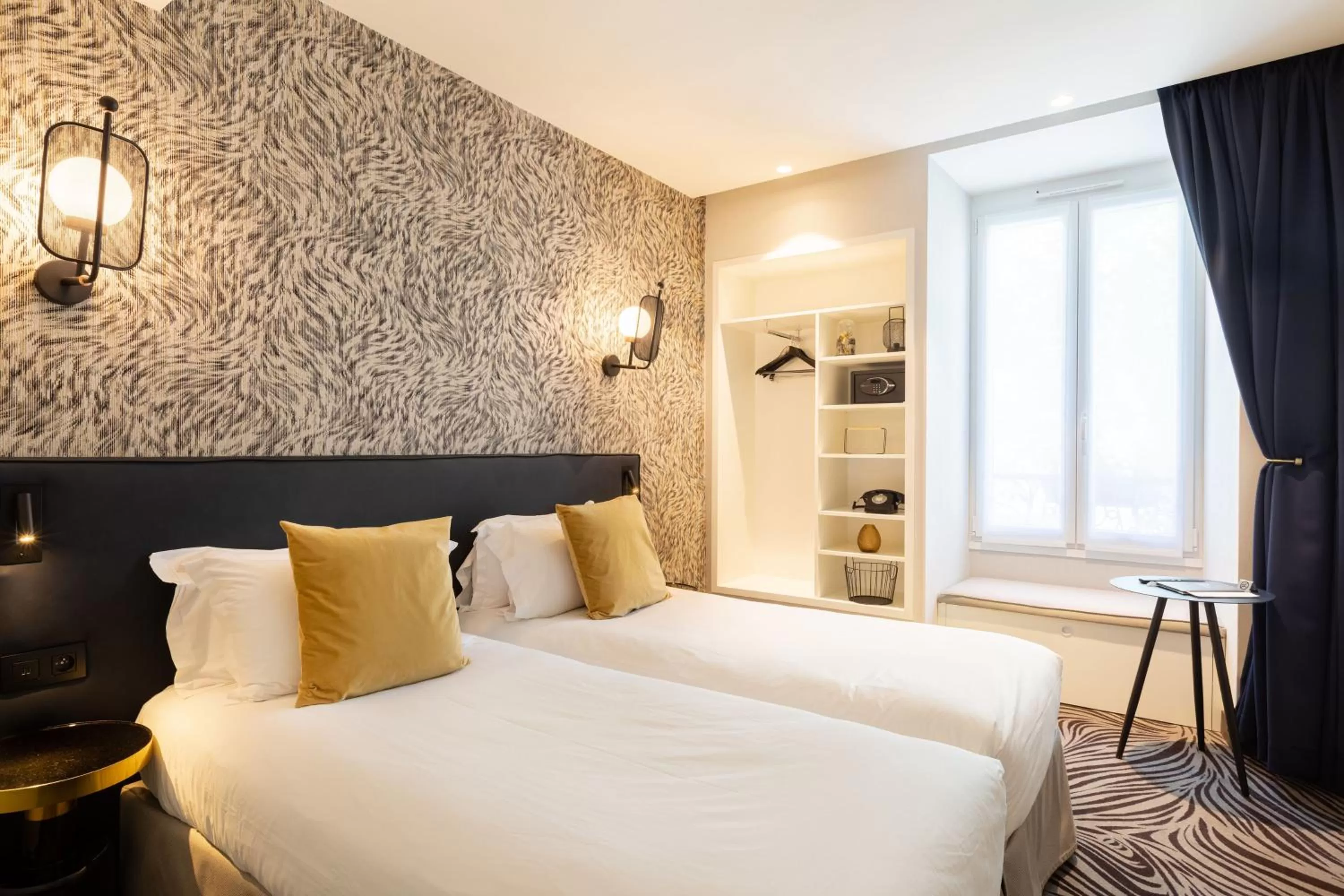 Bed in Hôtel Prince Albert Gare de Lyon