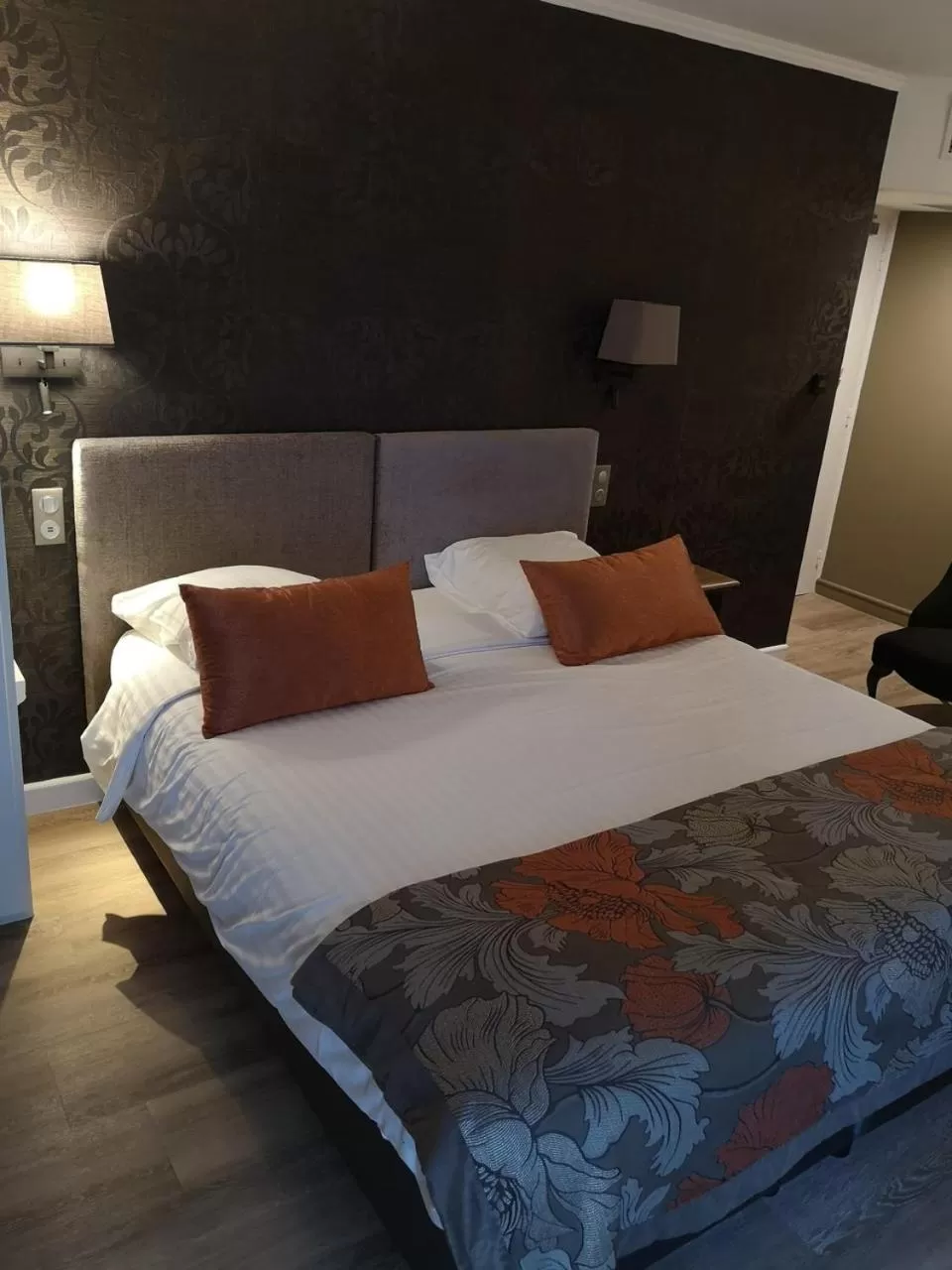 Bed in Villa Augeval Hôtel de charme & Spa