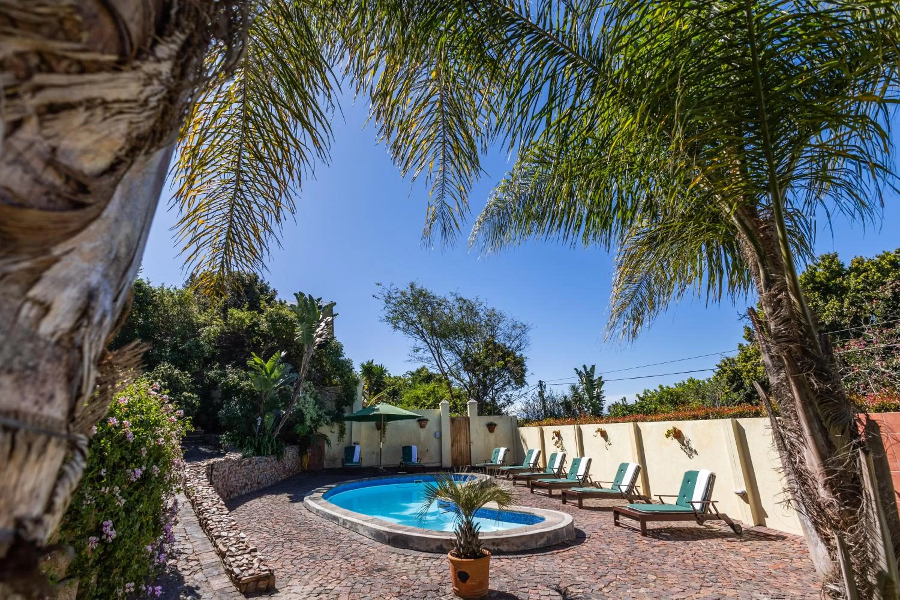 Swimming pool in Gästehaus Pinkepank