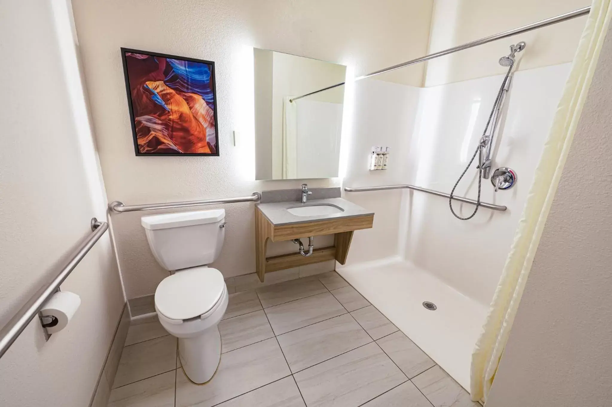 Queen Studio with Roll-In Shower - Disability Access - Non-Smoking in Candlewood Suites Merrillville, an IHG Hotel Queen Studio with Roll-In Shower - Disability Access - Non-Smoking in Candlewood Suites Merrillville, an IHG Hotel