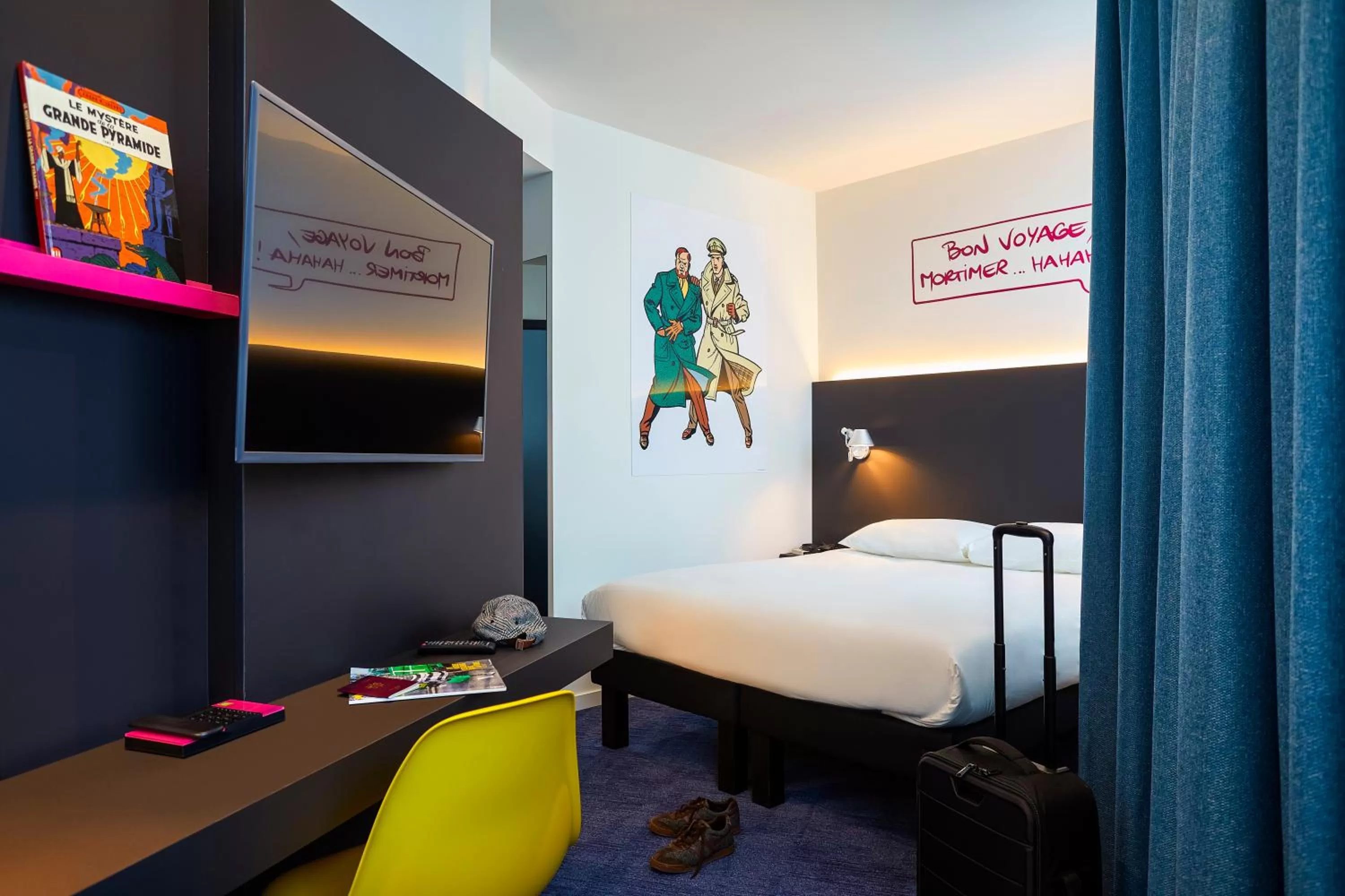 TV and multimedia, Bed in ibis Styles Liege Guillemins