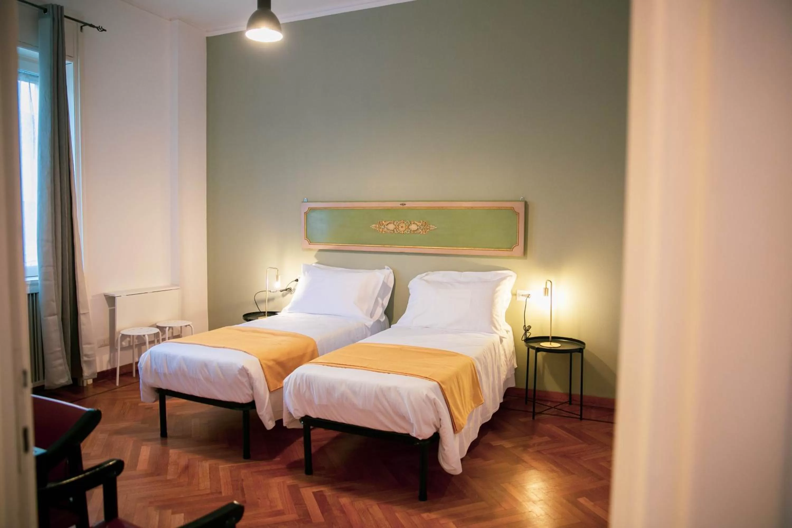 Bed in Palazzo Pasta Malpensa