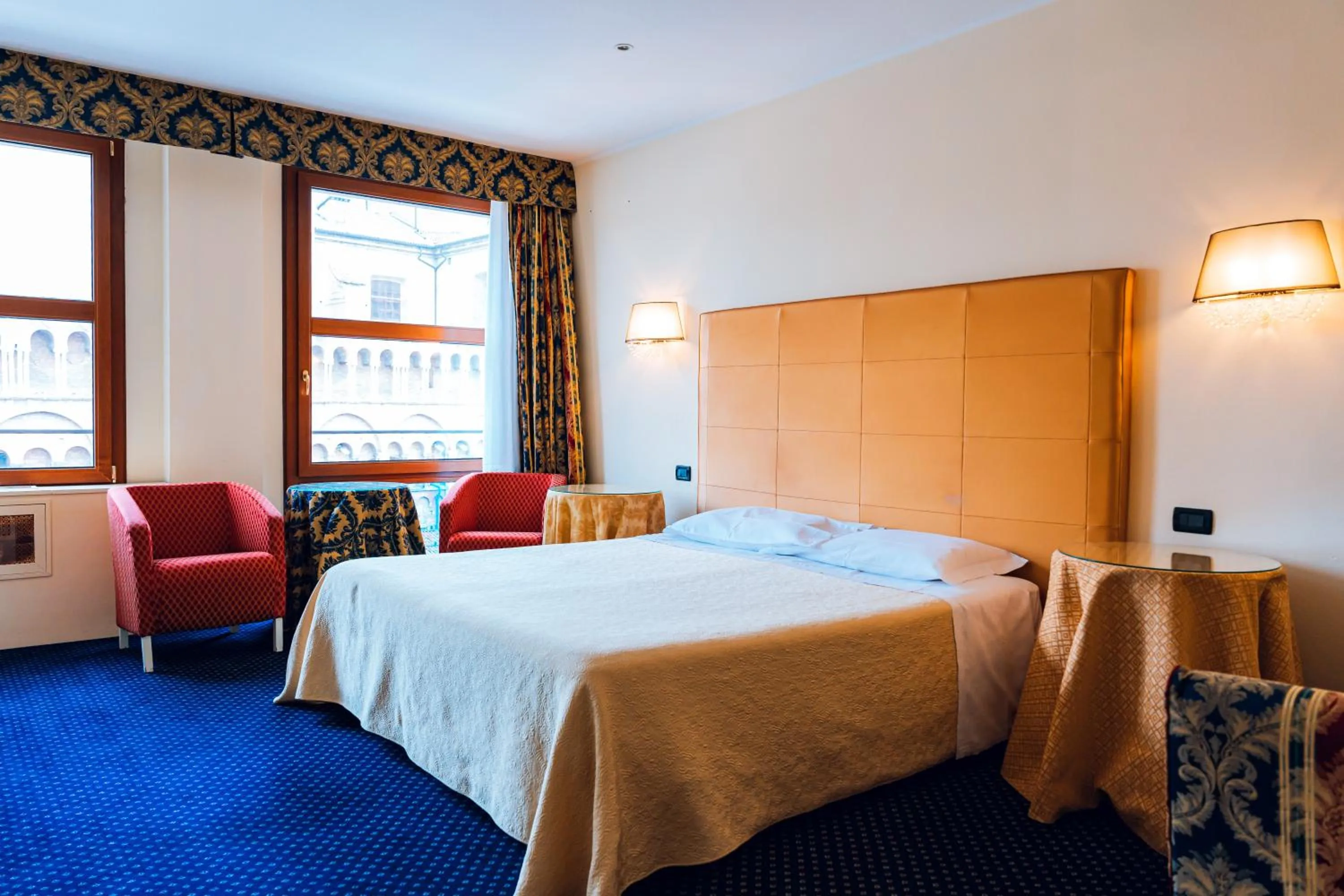 Bed in Panoramic Rooms Torre della Vittoria