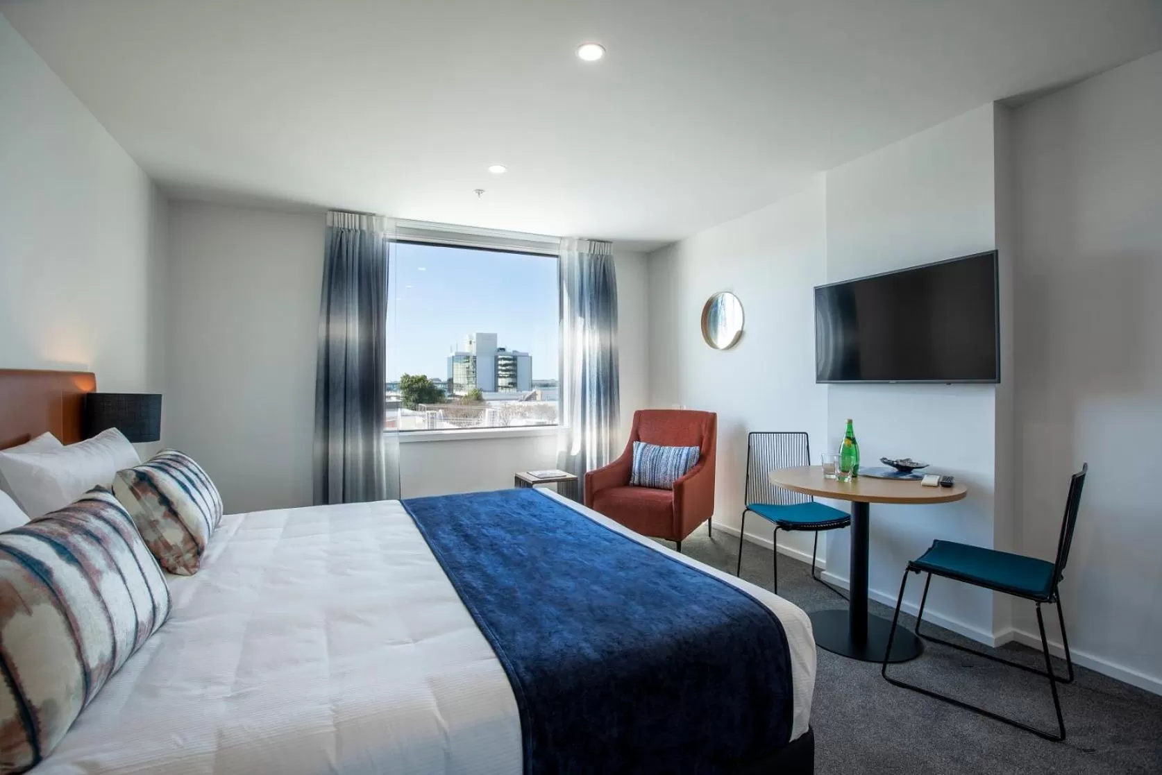 Bed in Quest Tauranga Central