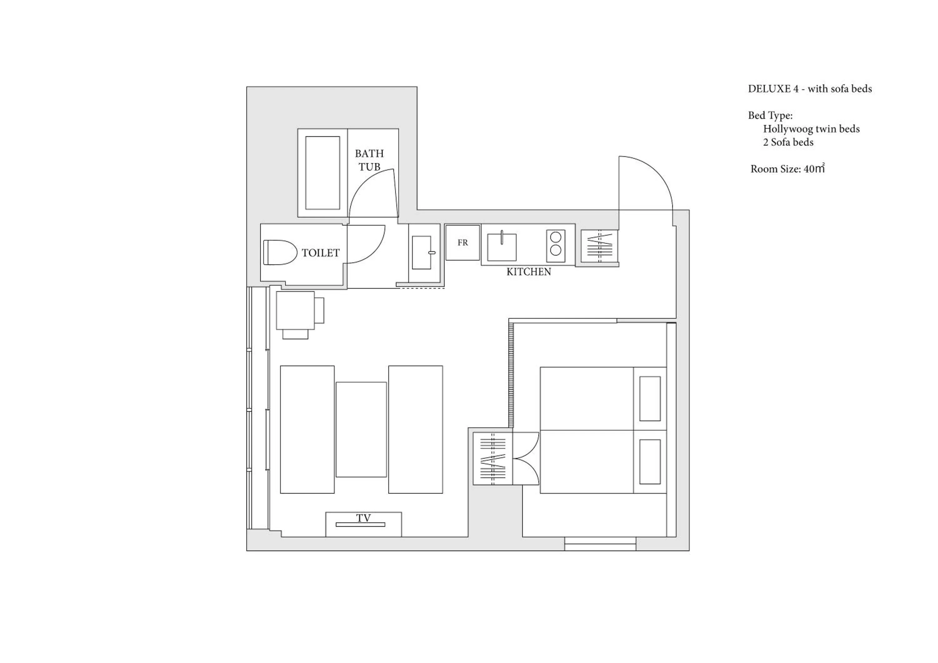 City View Apartment (Sofa-Bed) in MIMARU Tokyo Akasaka