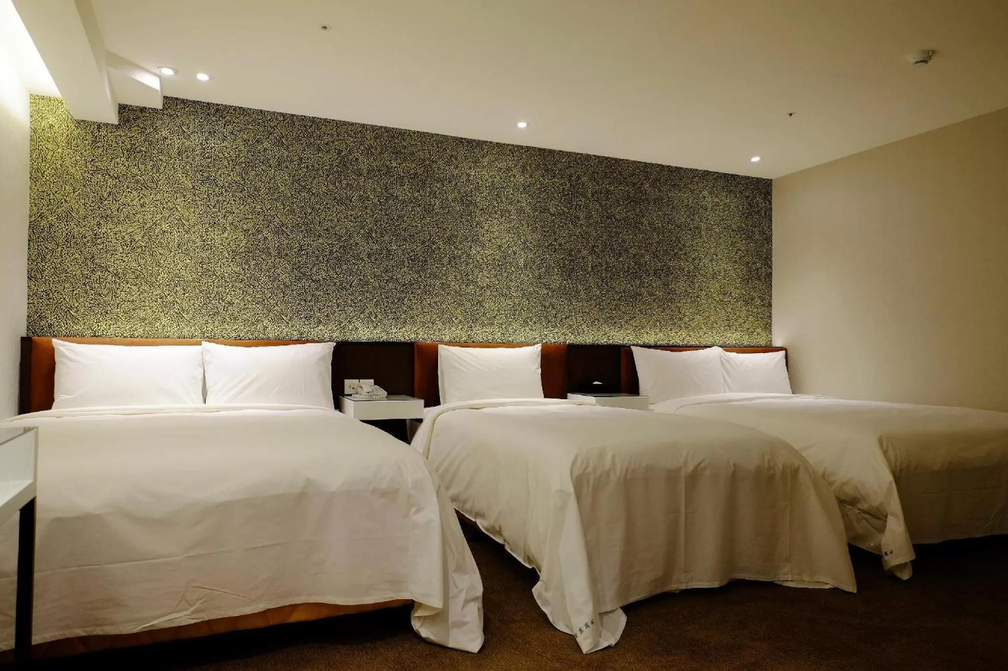 Bed in Hotel Puri Taipei Station Branch