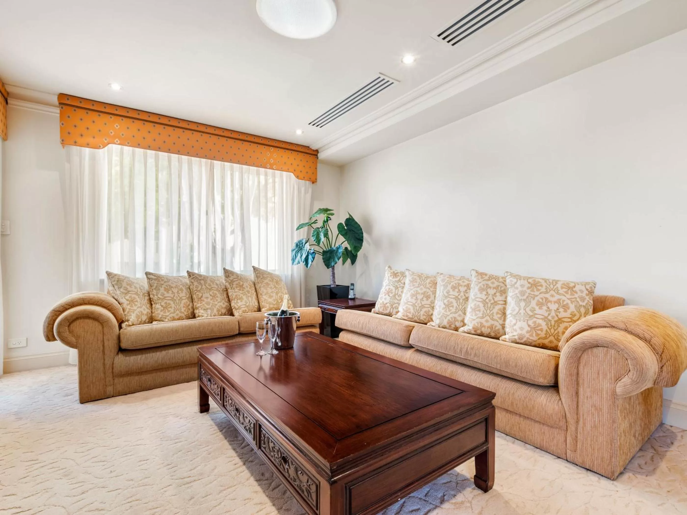 Living room in The Peninsula Riverside Serviced Apartments