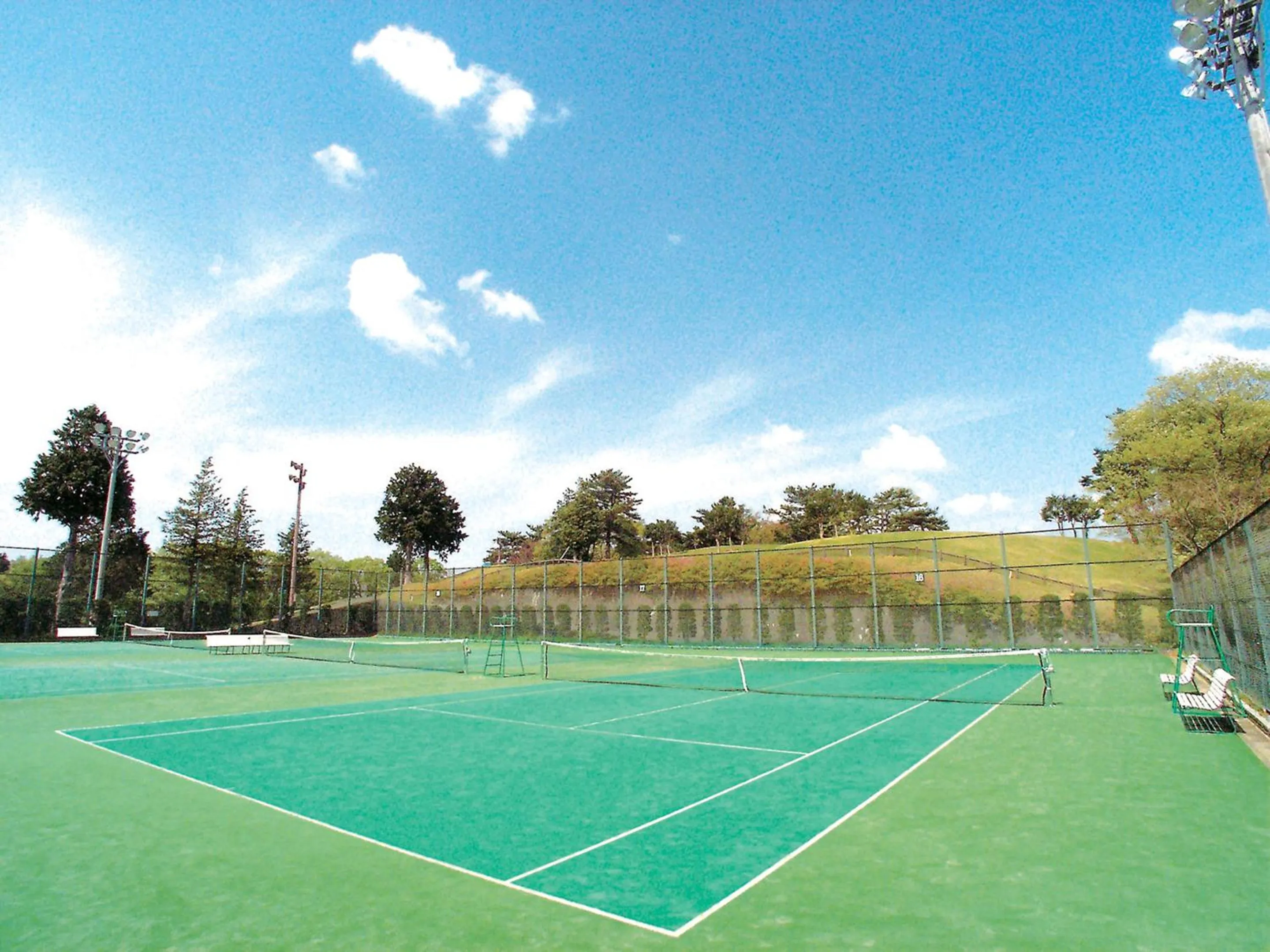 Tennis court in Hotel Laforet Shuzenji