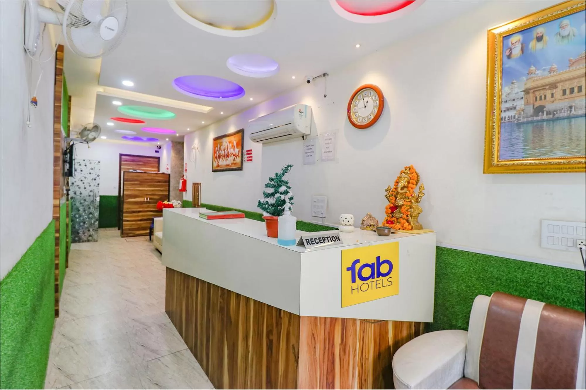 Lobby or reception in FabHotel JP Residency