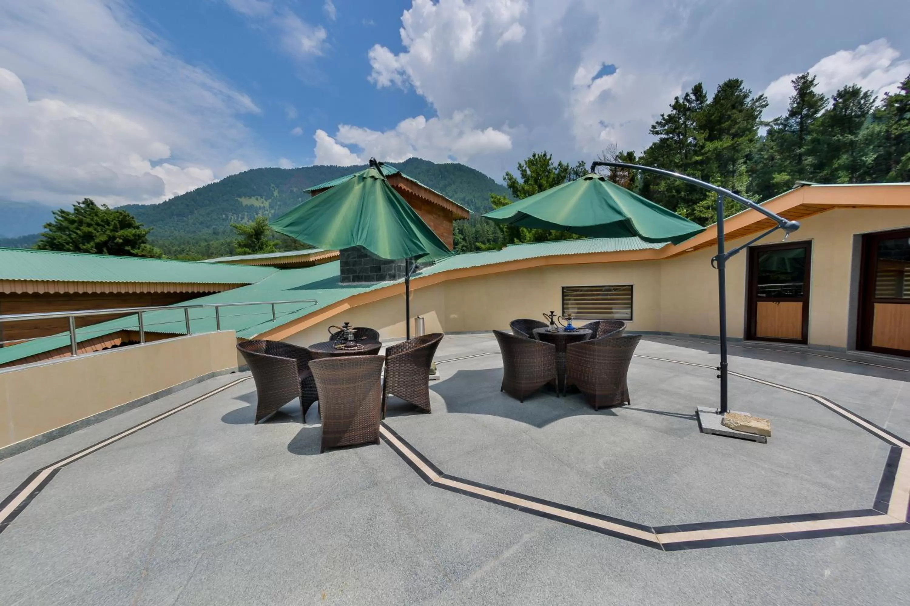 Balcony/Terrace in Royal Hillton Pahalgam