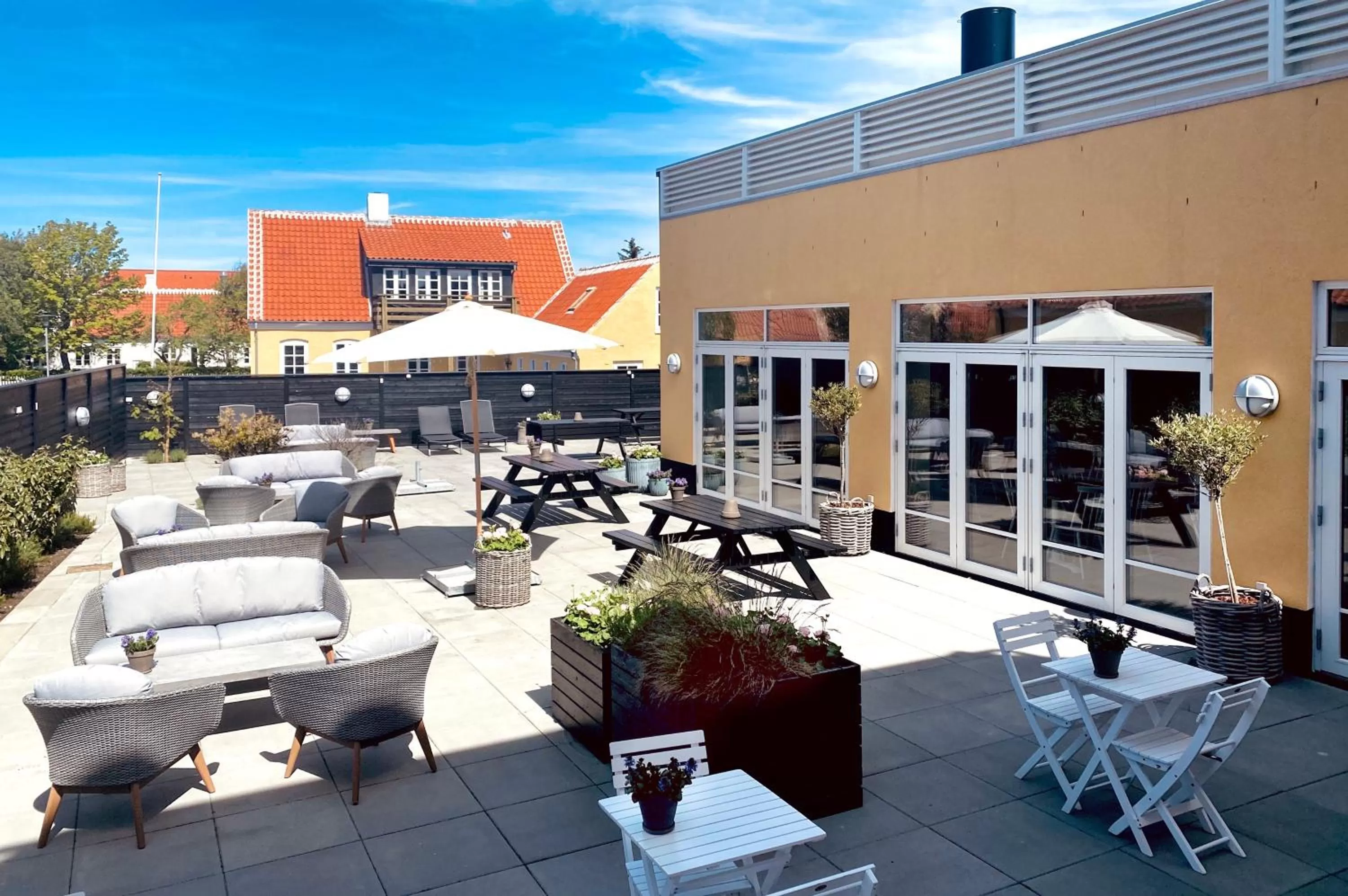 Property building in Hotel Marie