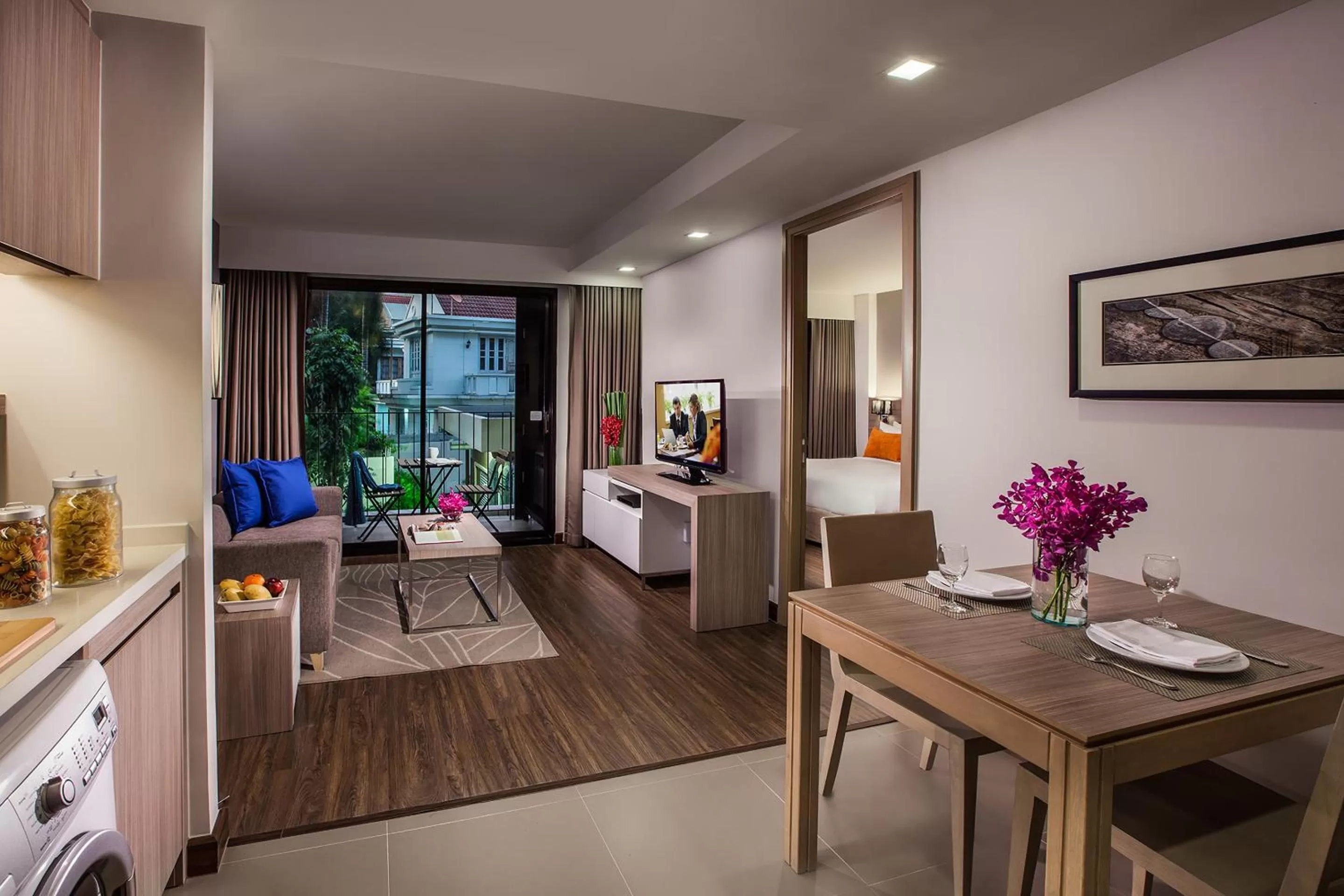 Living room in Citadines Grand Central Sri Racha