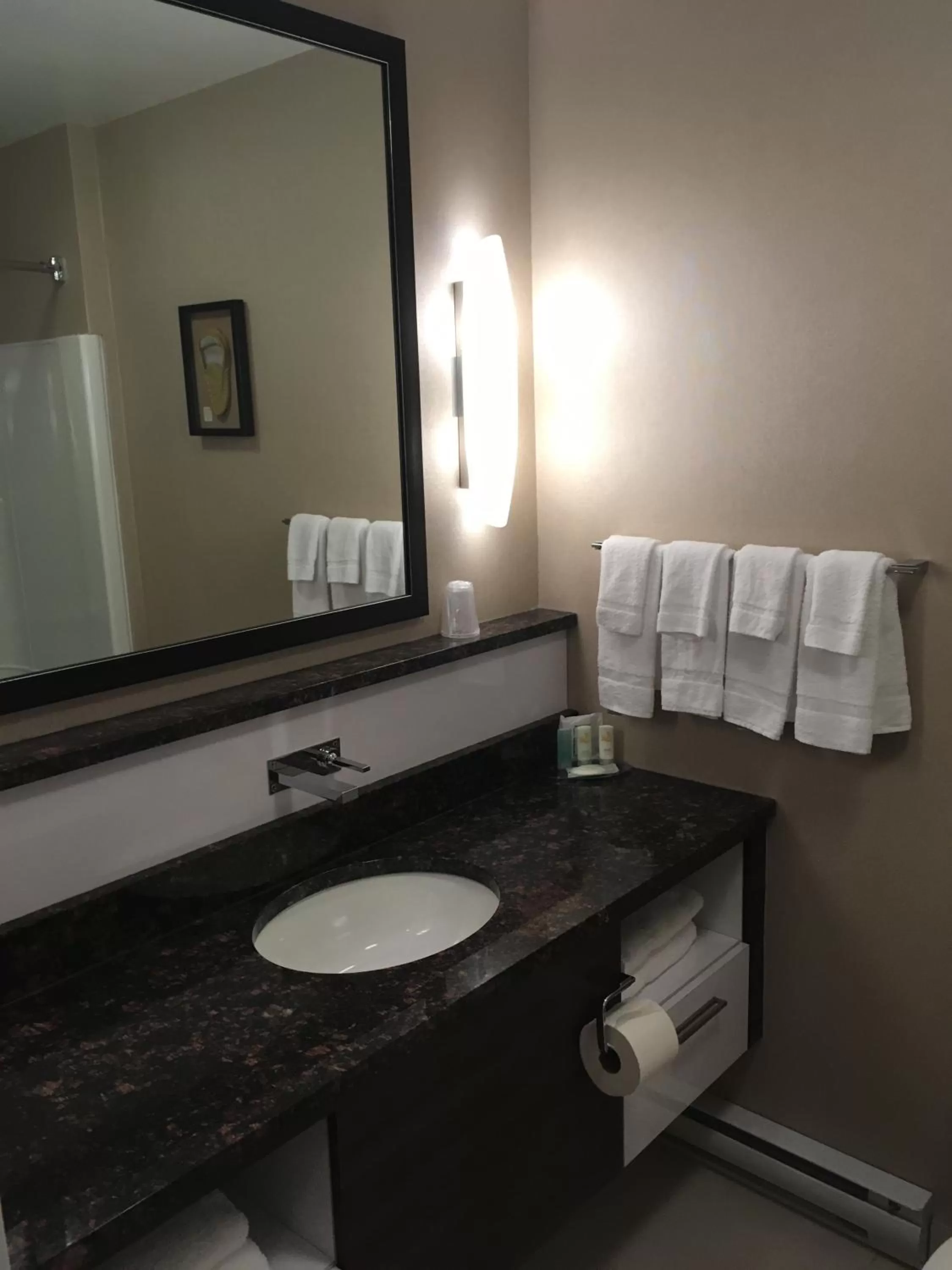 Bathroom in Quality Inn Sept-Iles