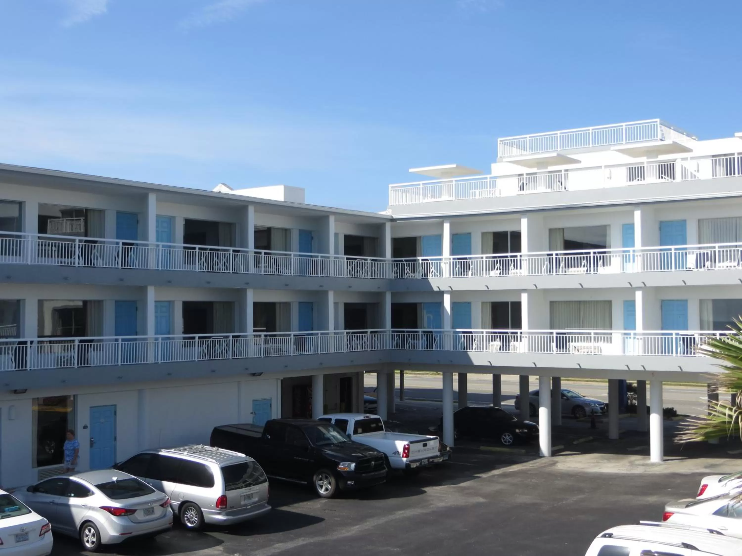 Property building in Arya Blu Inn and Suites