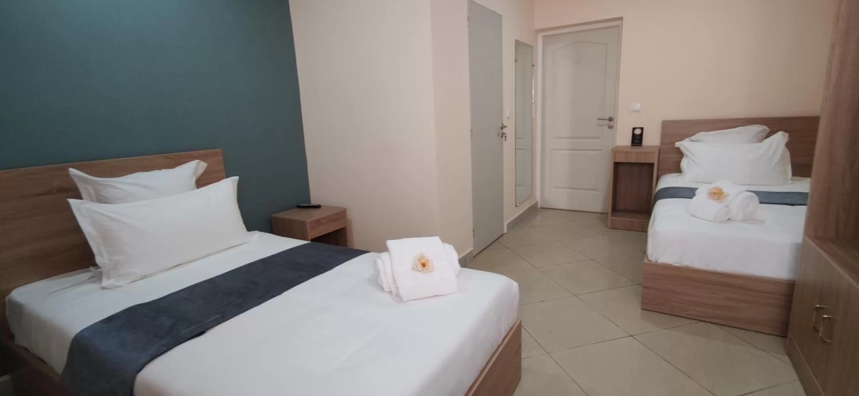 Bed in Downtown Hotel