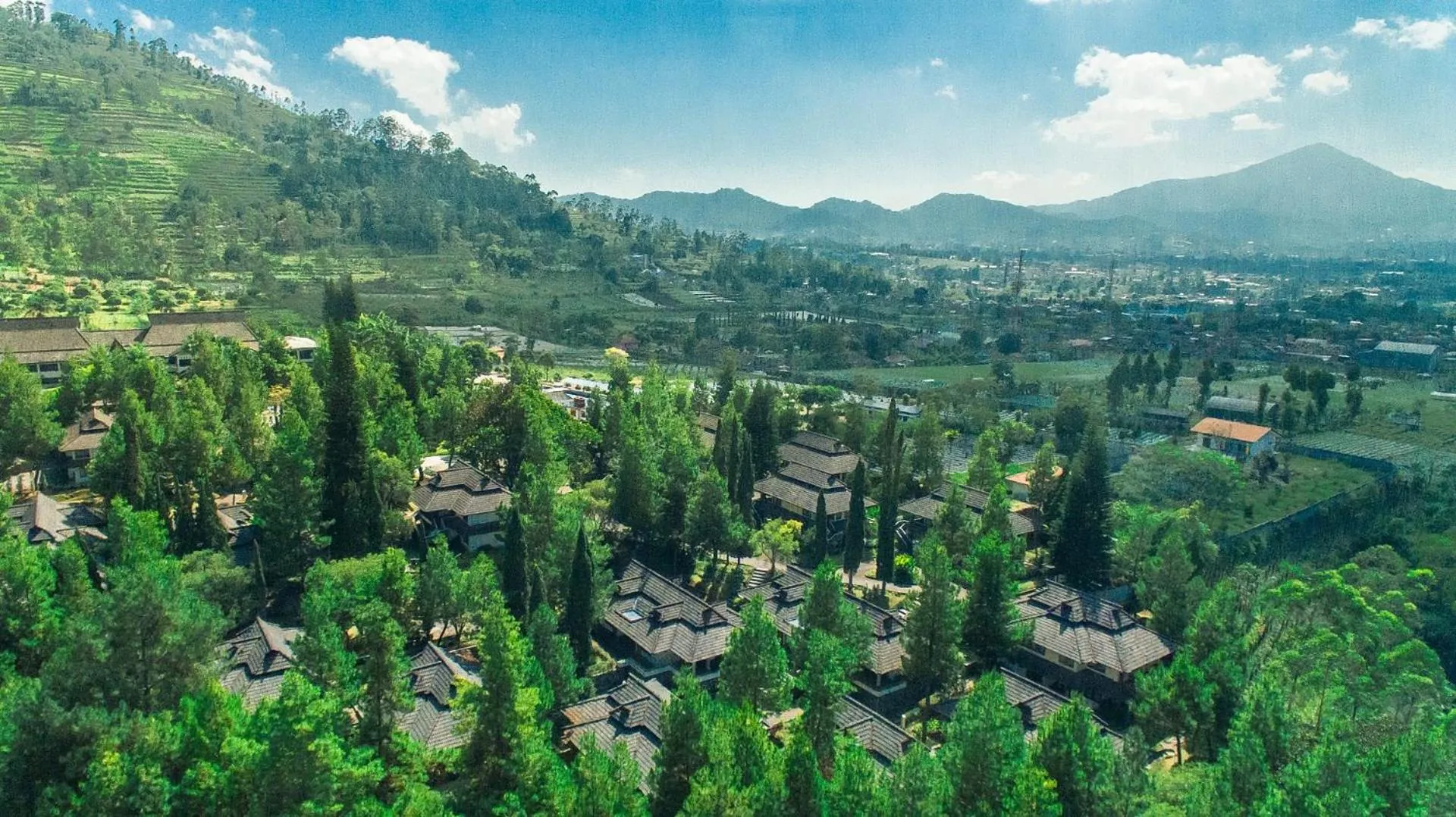 Bird's eye view in Puteri Gunung Hotel