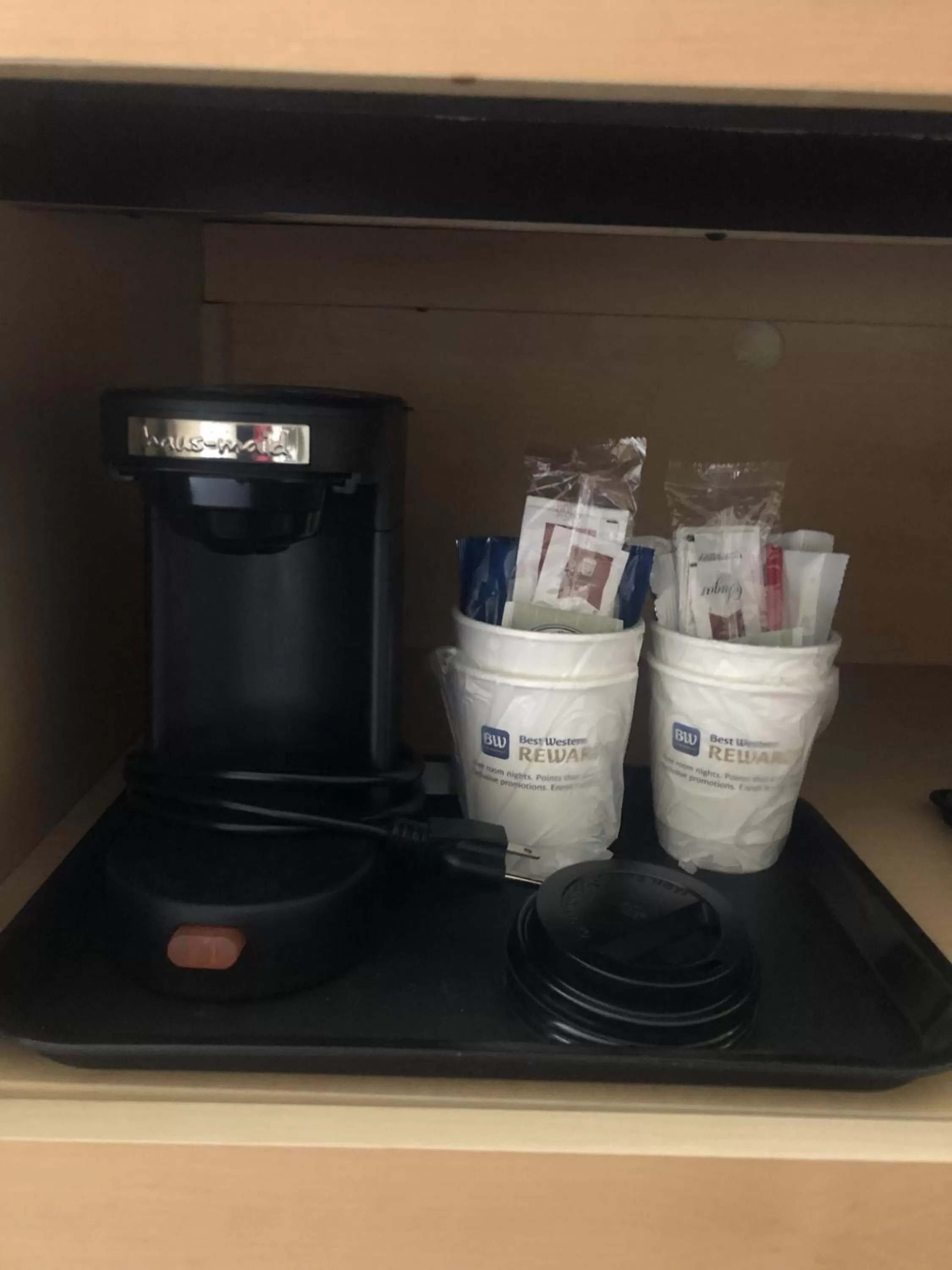 Coffee/tea facilities in SureStay Plus Hotel by Best Western Roanoke Rapids I-95