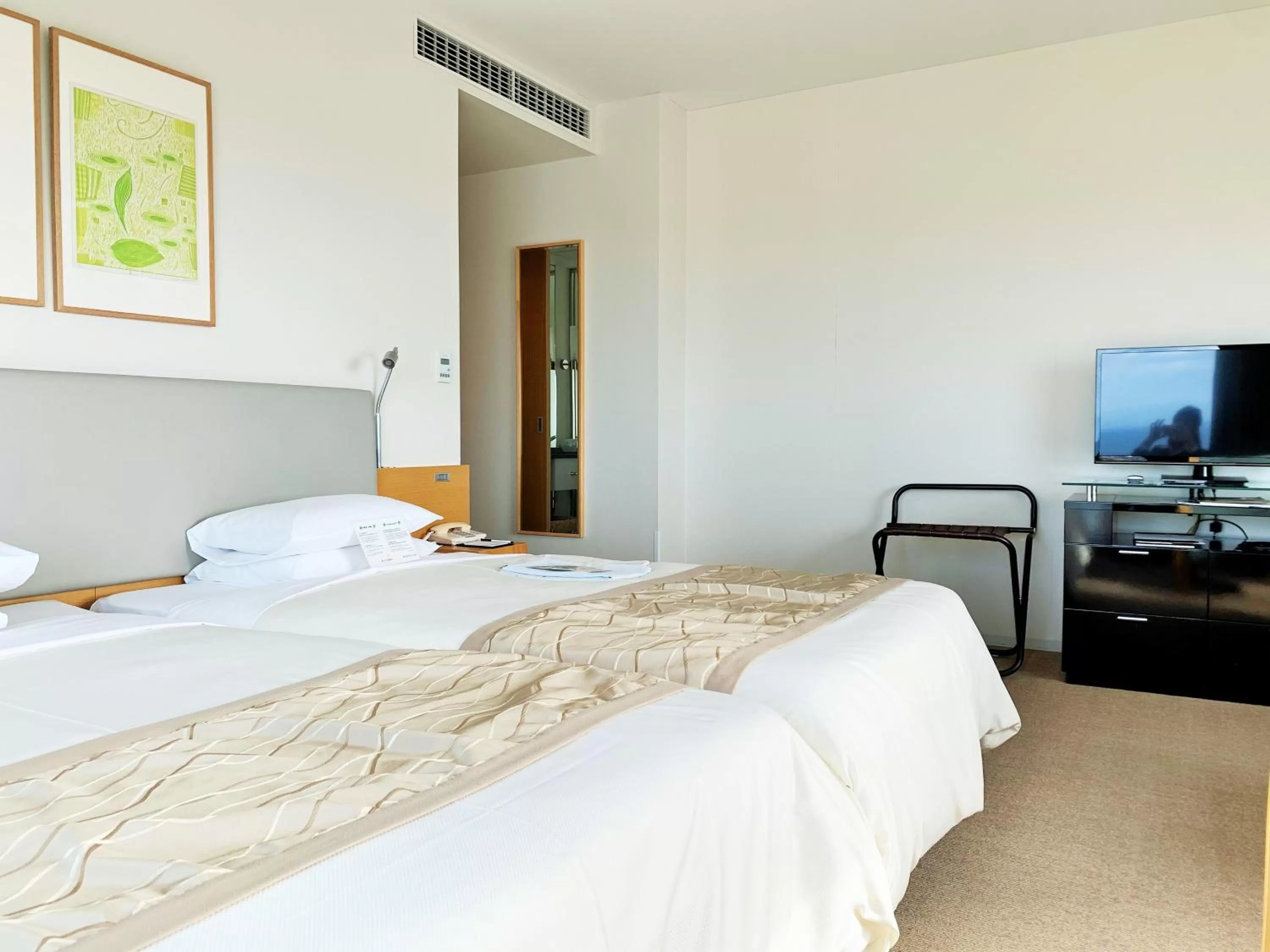 Bed in Hotel Nikko Niigata