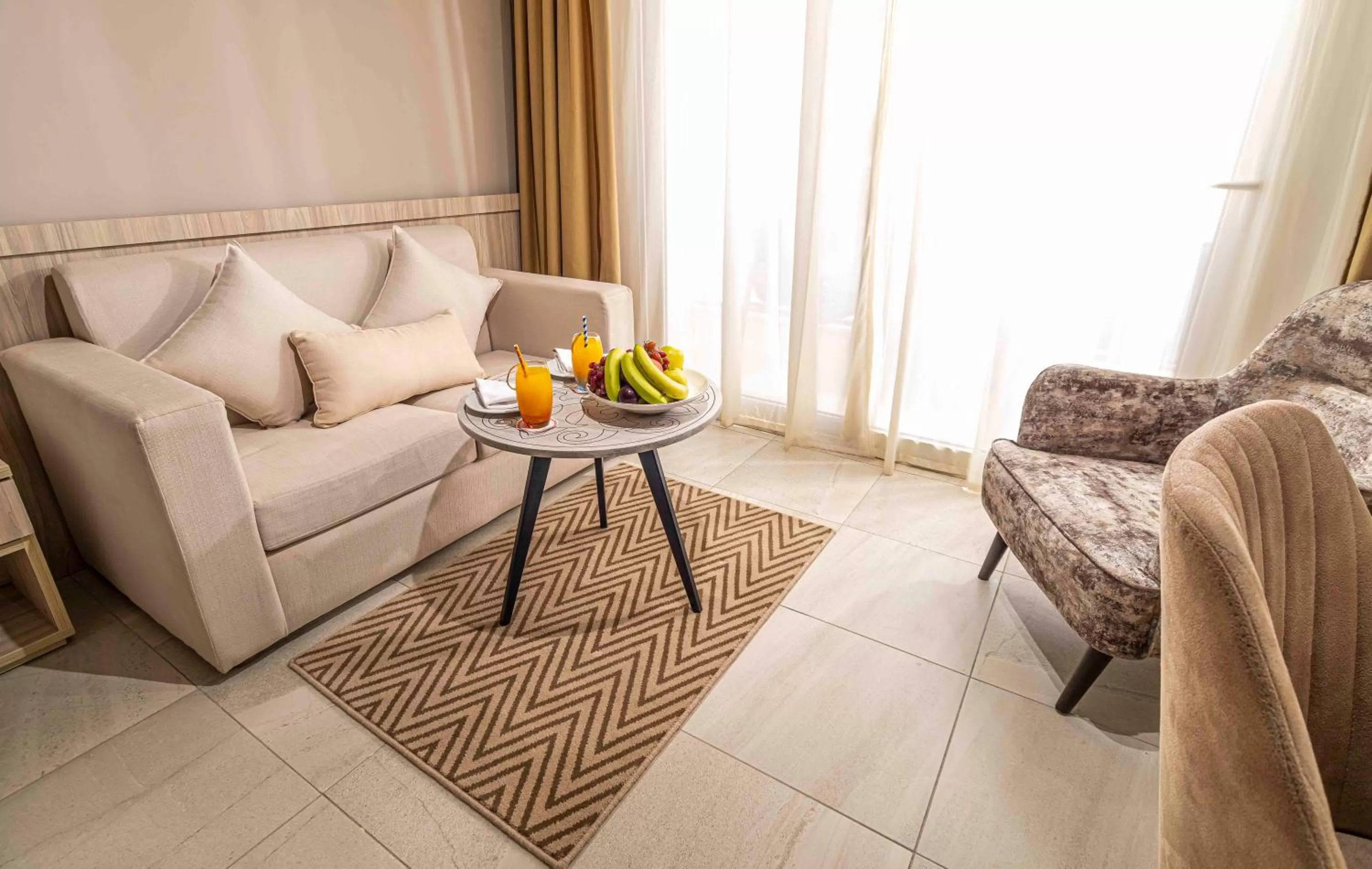 Bed in Amarina Abu Soma Resort & Aquapark