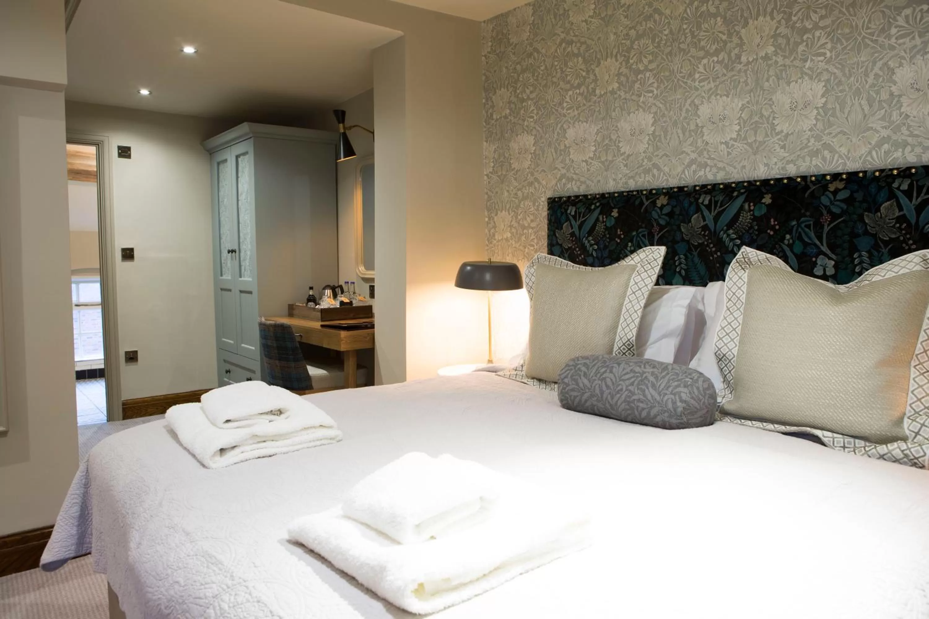 Bed in The Legh Arms Prestbury