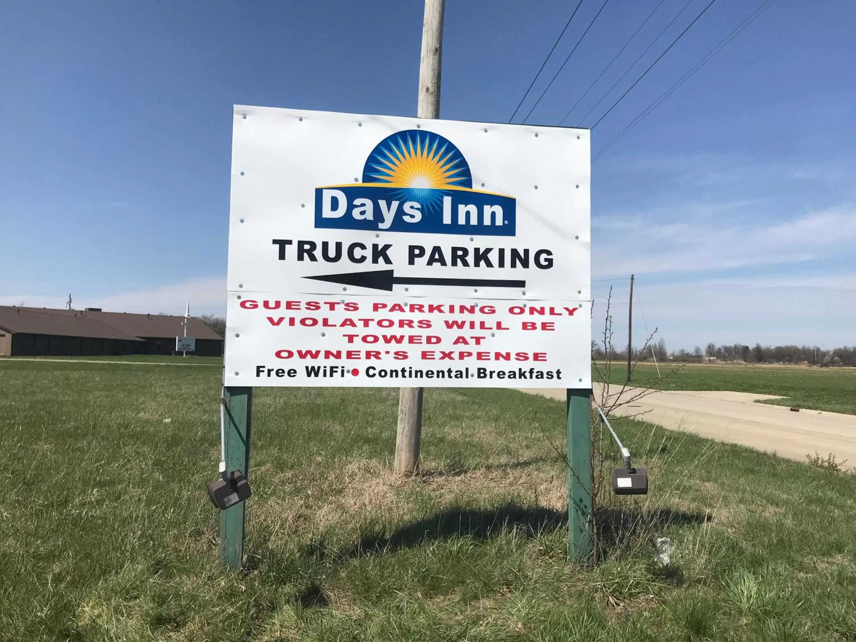 Property logo or sign in Days Inn by Wyndham Salem, Illinois