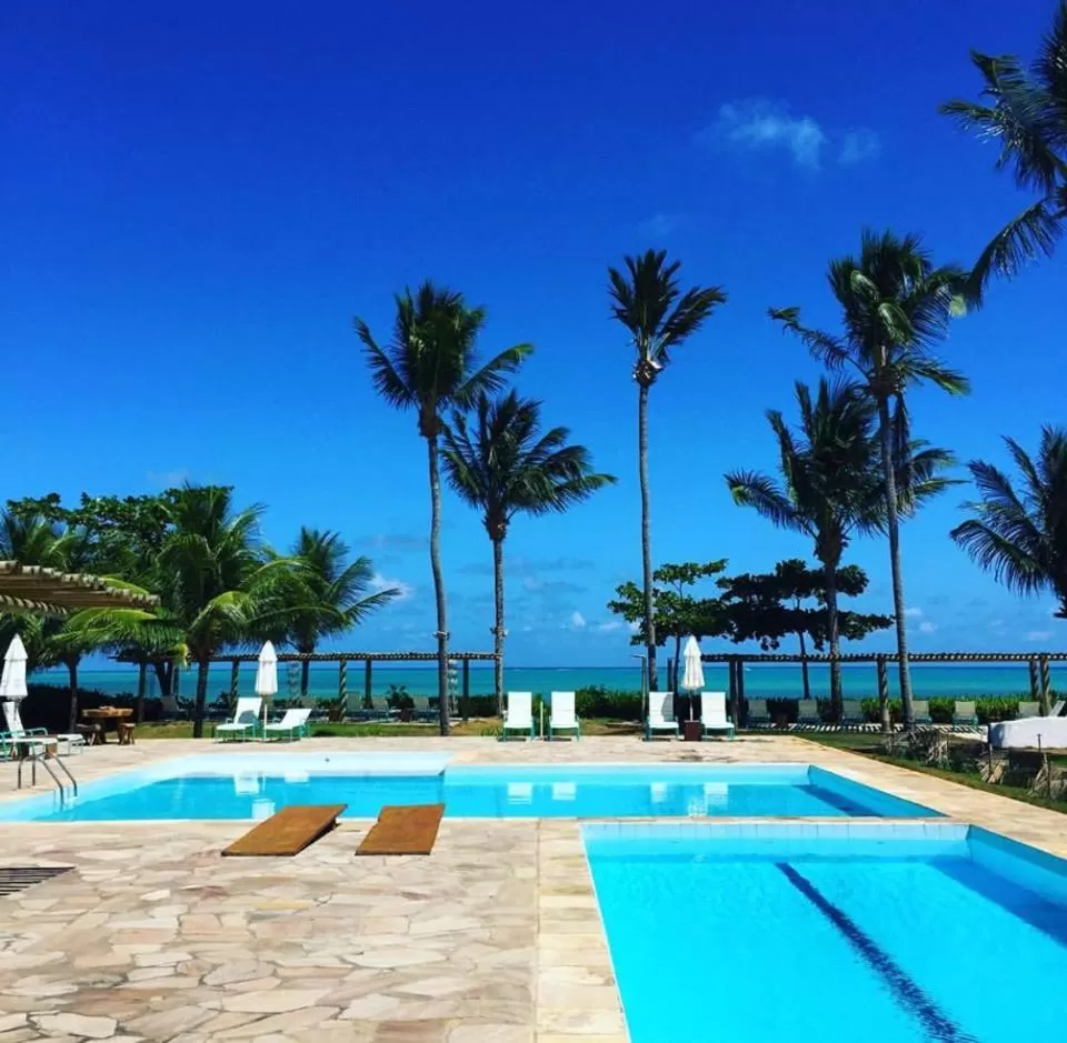 Aqua park, Swimming Pool in Pousada Aldeia Beijupirá