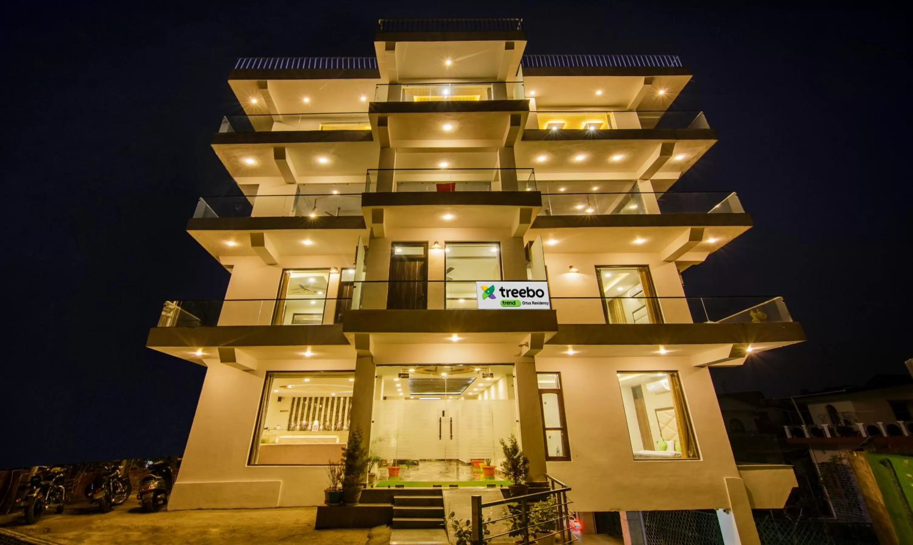 Facade/entrance in Treebo Ortus Residency