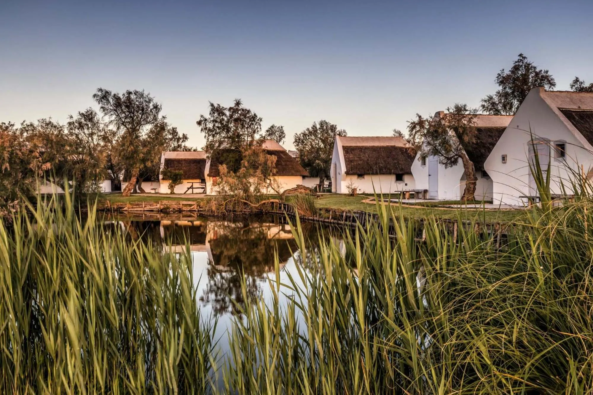 Garden view in Auberge Cavaliere du Pont des Bannes