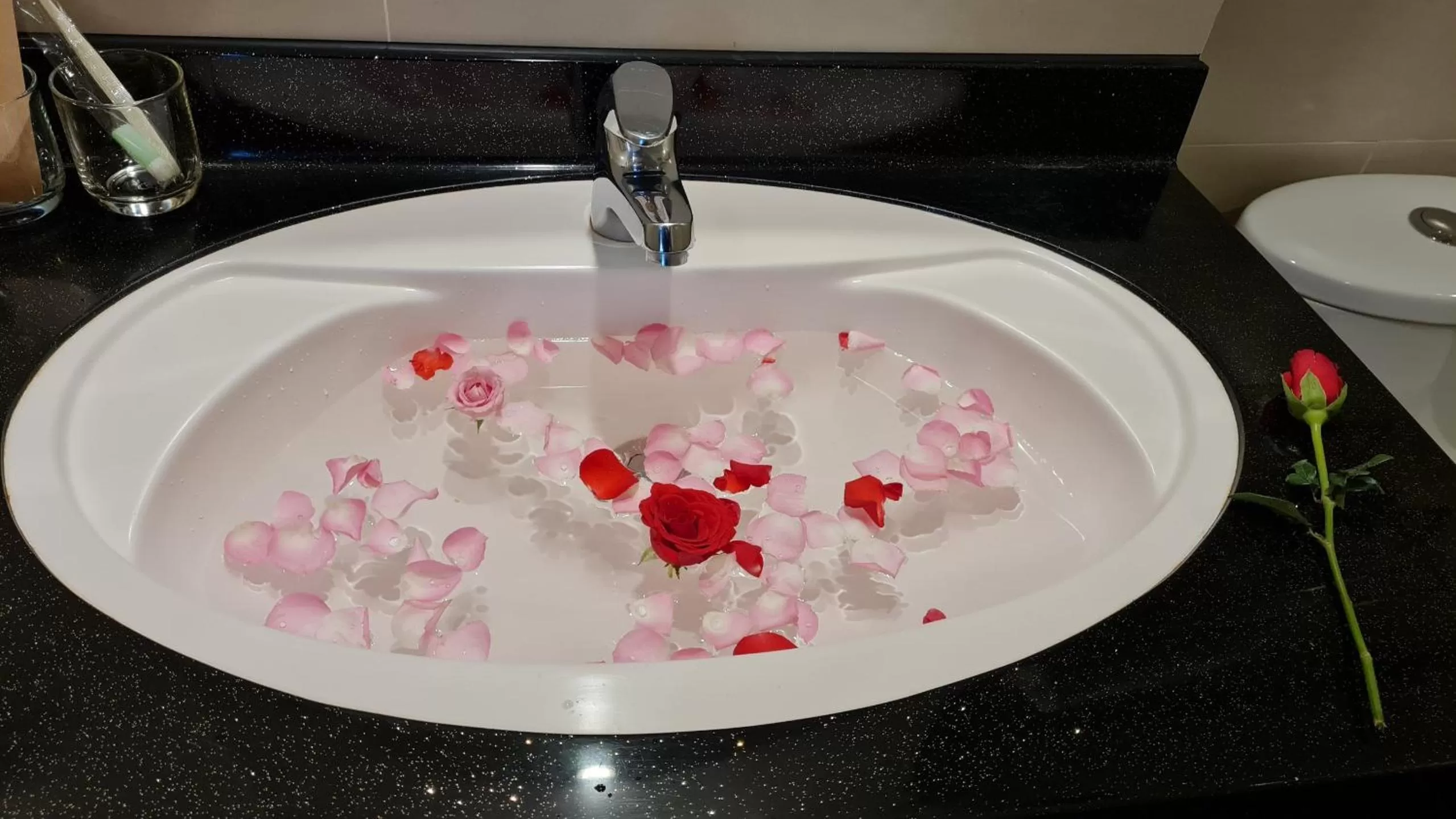 Decorative detail, Bathroom in Gemini Saigon LUXURY