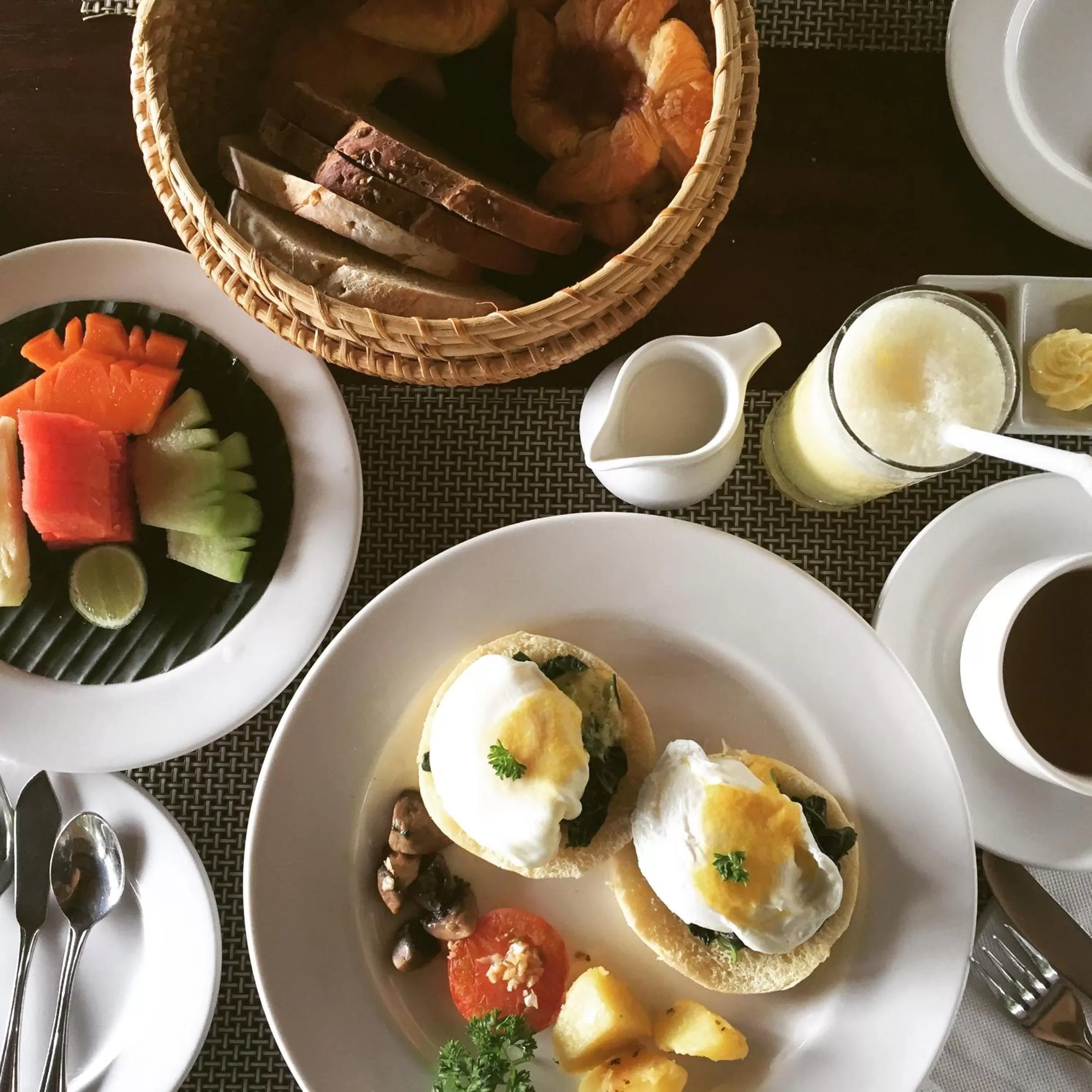 Food close-up in Bebek Tepi Sawah Restaurant & Villas