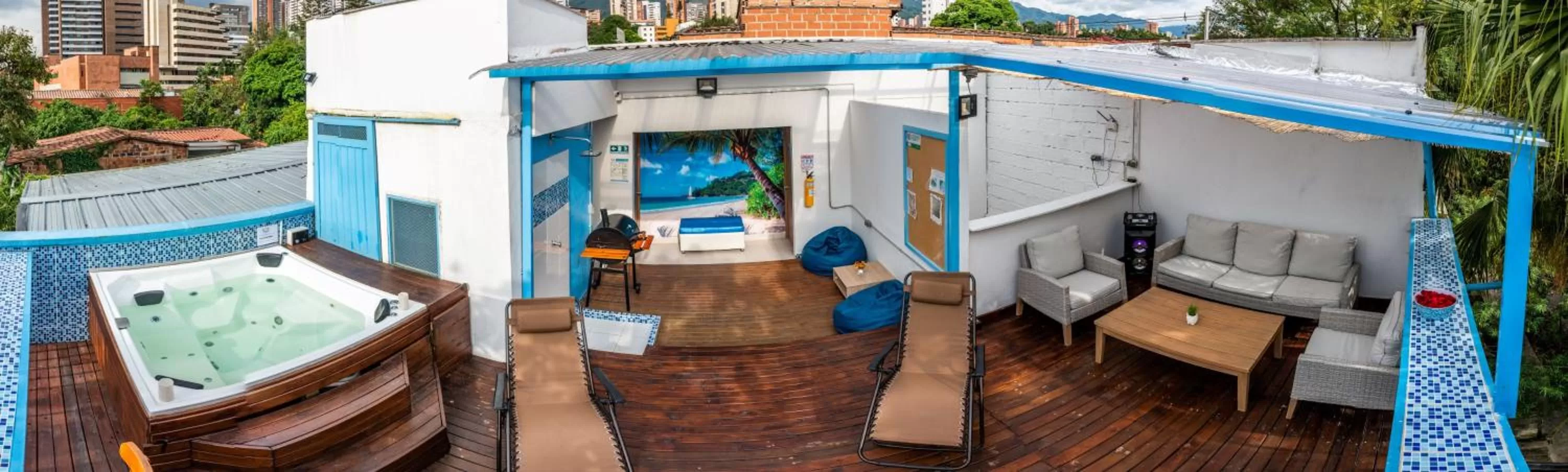 Balcony/Terrace in Air Guest House - con Desayuno & Jacuzzi Social