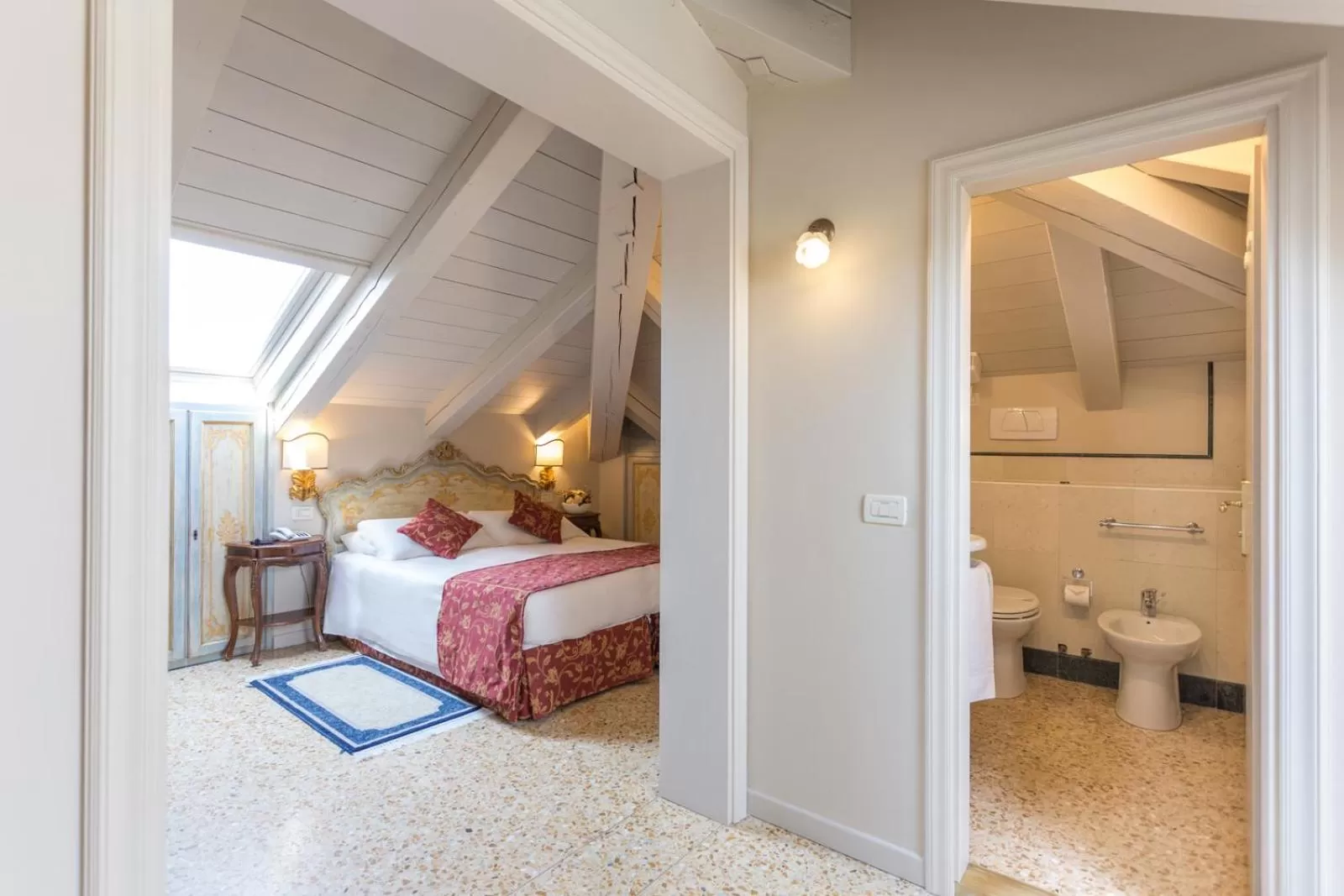 Decorative detail, Bed in Hotel Tiziano