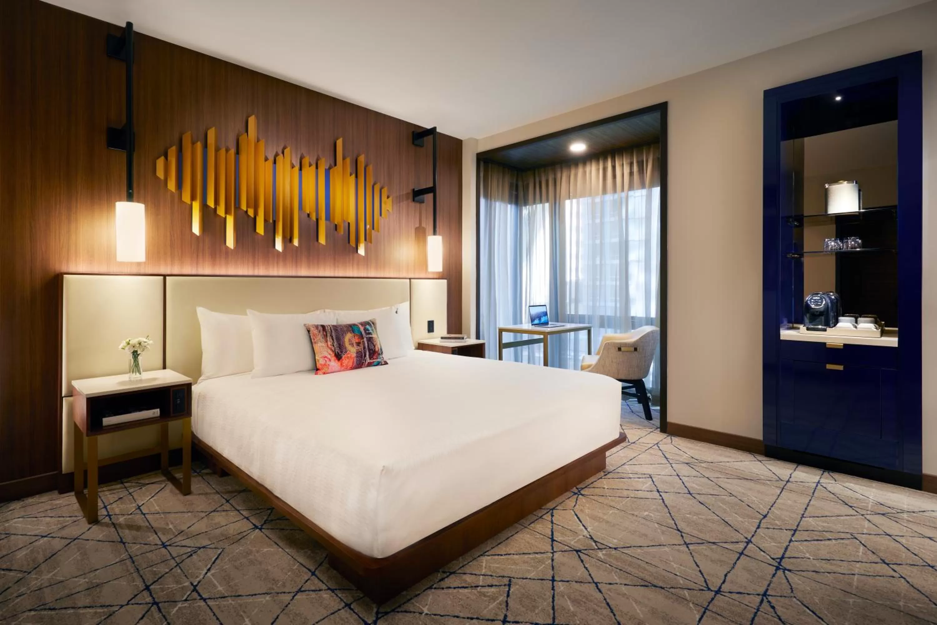 Bed in Hard Rock Hotel New York