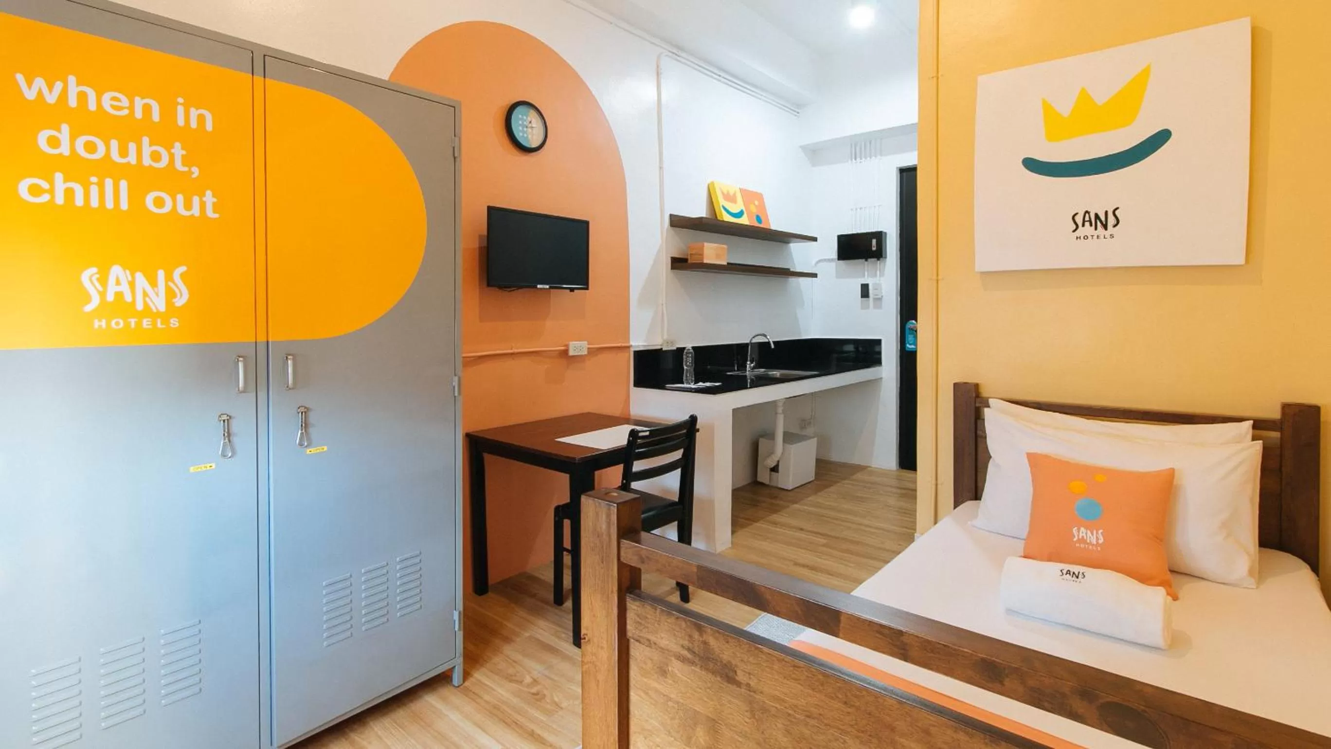 Bedroom in Sans Hotel Laperal Manila