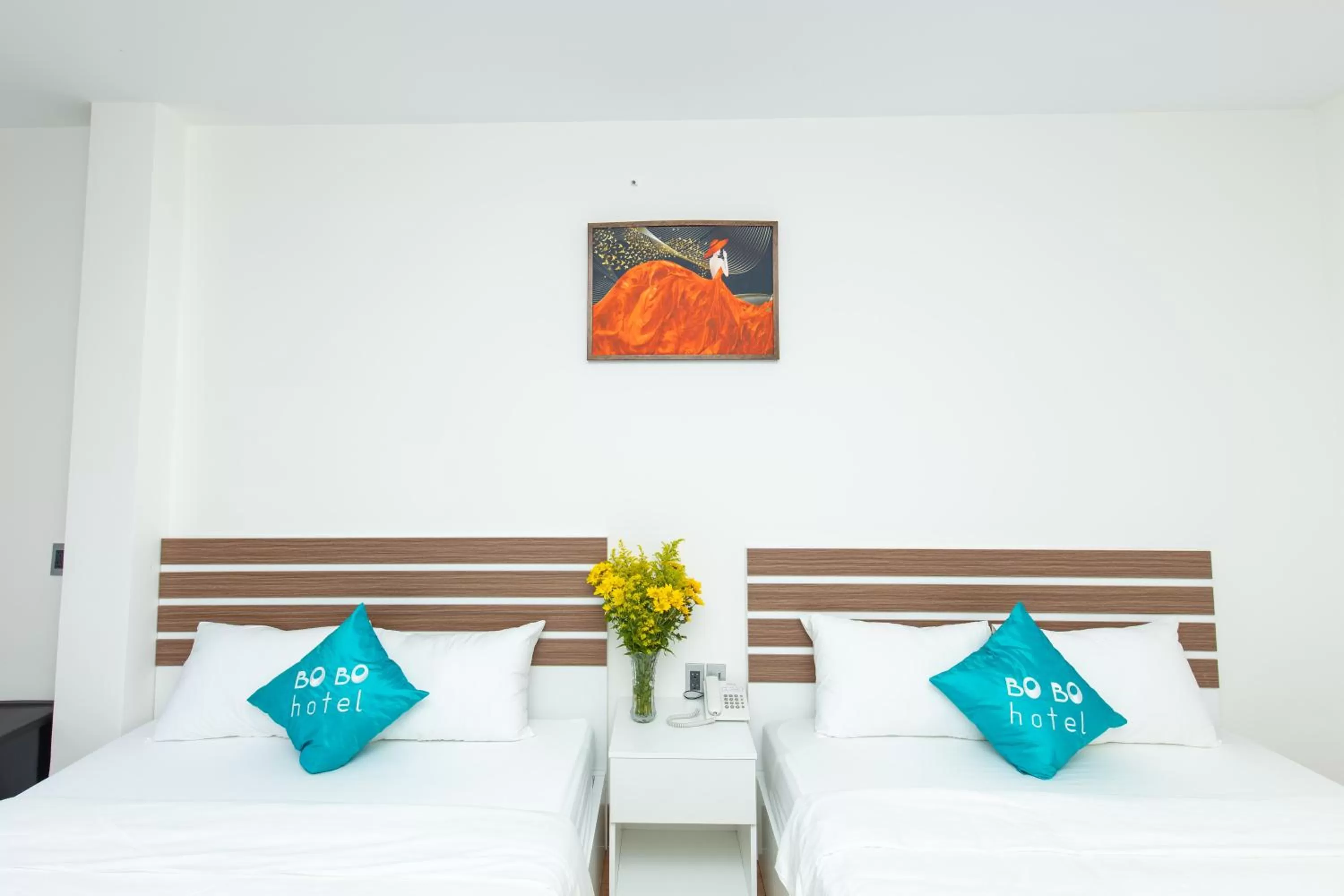 Bed in BOBO Boutique Hotel