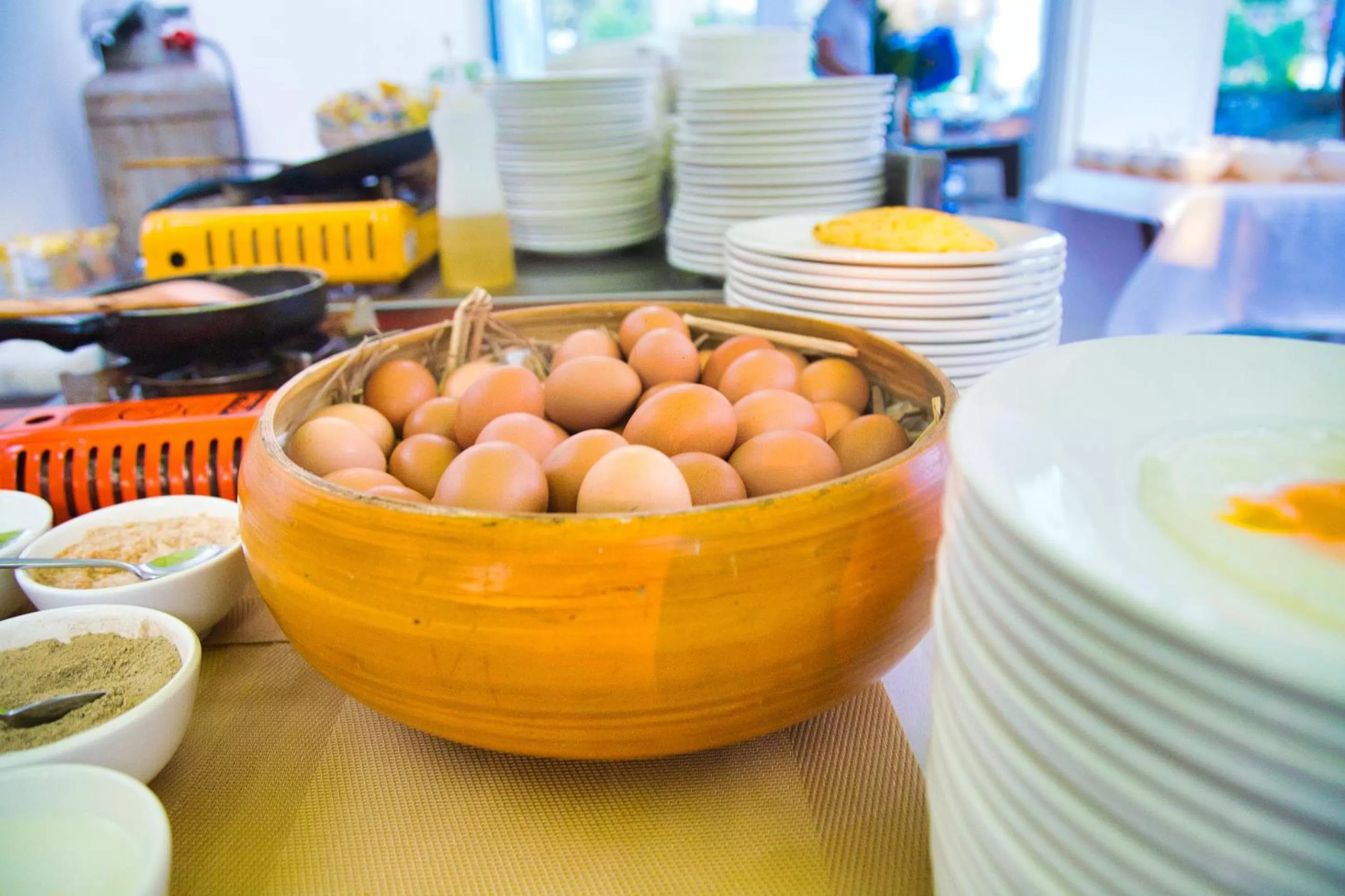 Buffet breakfast in Naiya Sea Resort