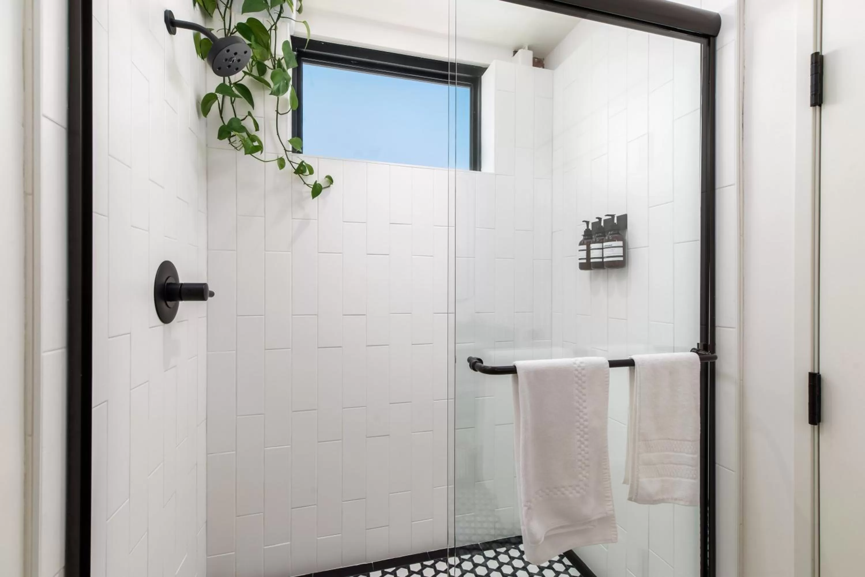 Shower in The Brick Boutique Hotel