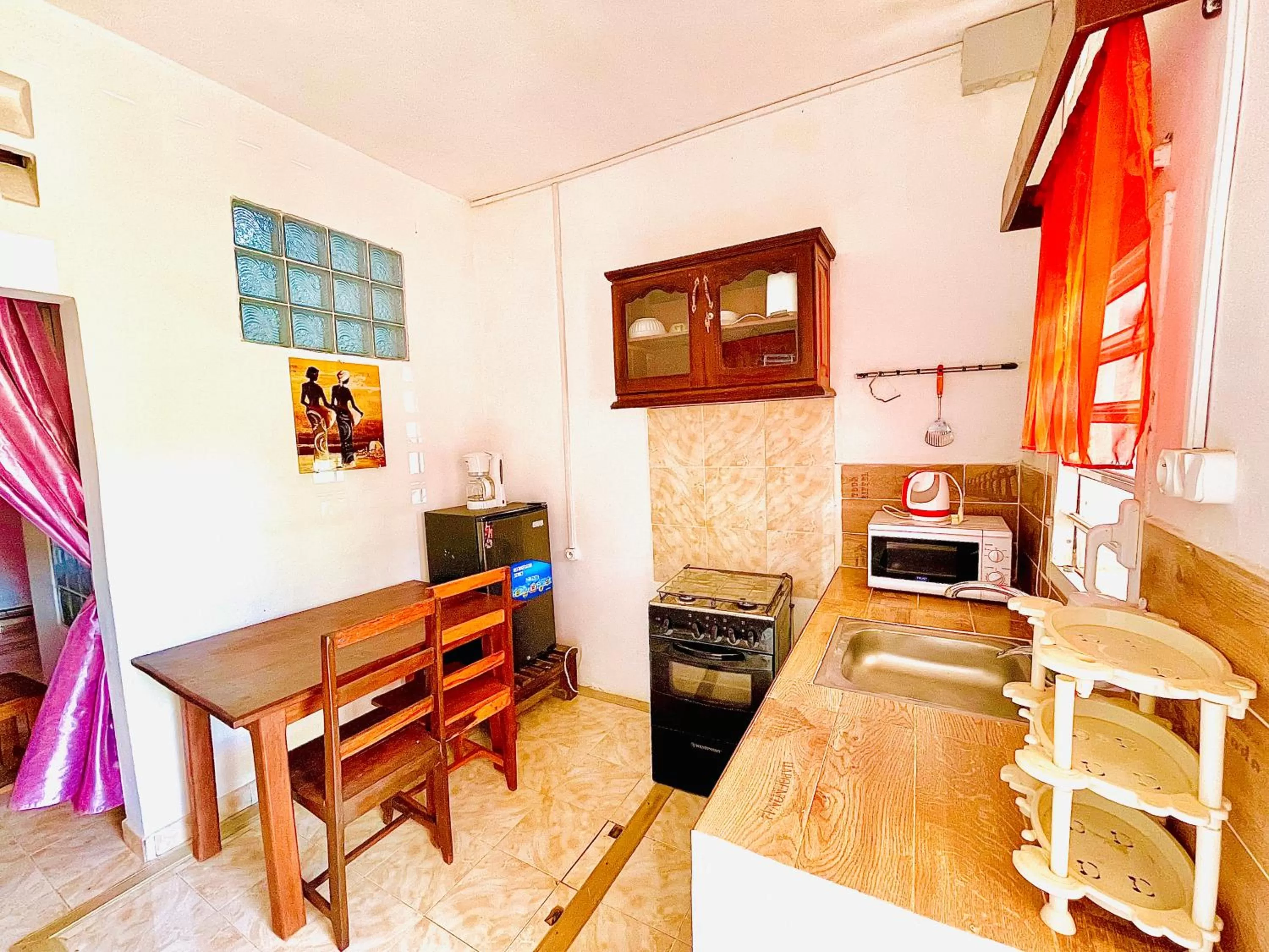 kitchen in Régina Lodge Diégo Suarez Madagascar