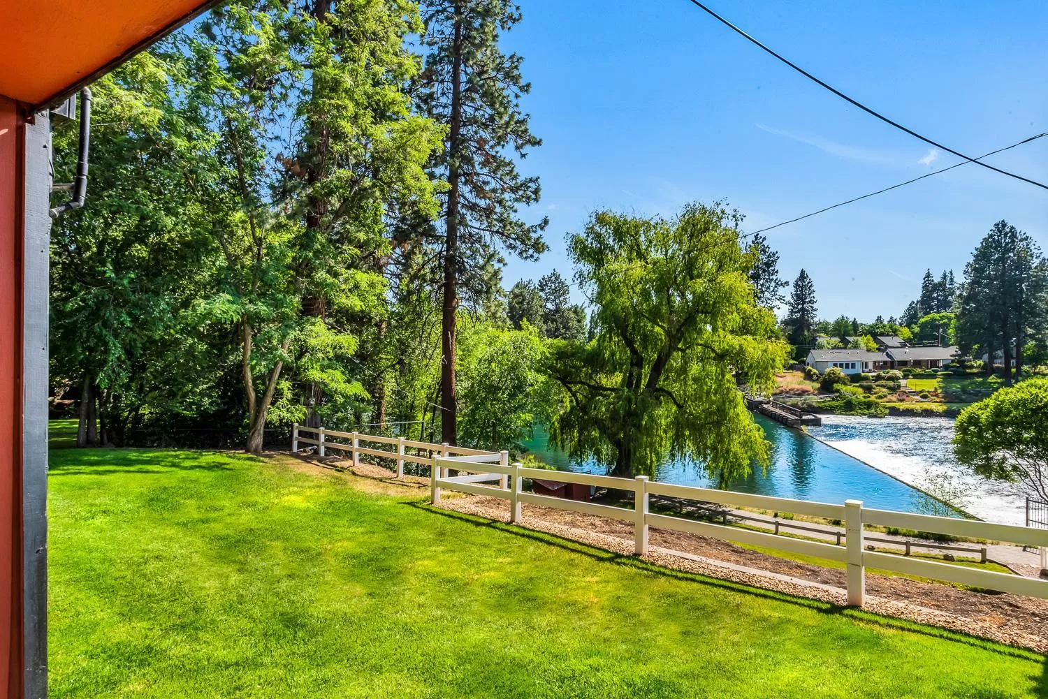 Patio, Swimming Pool in Bend Riverside Condos