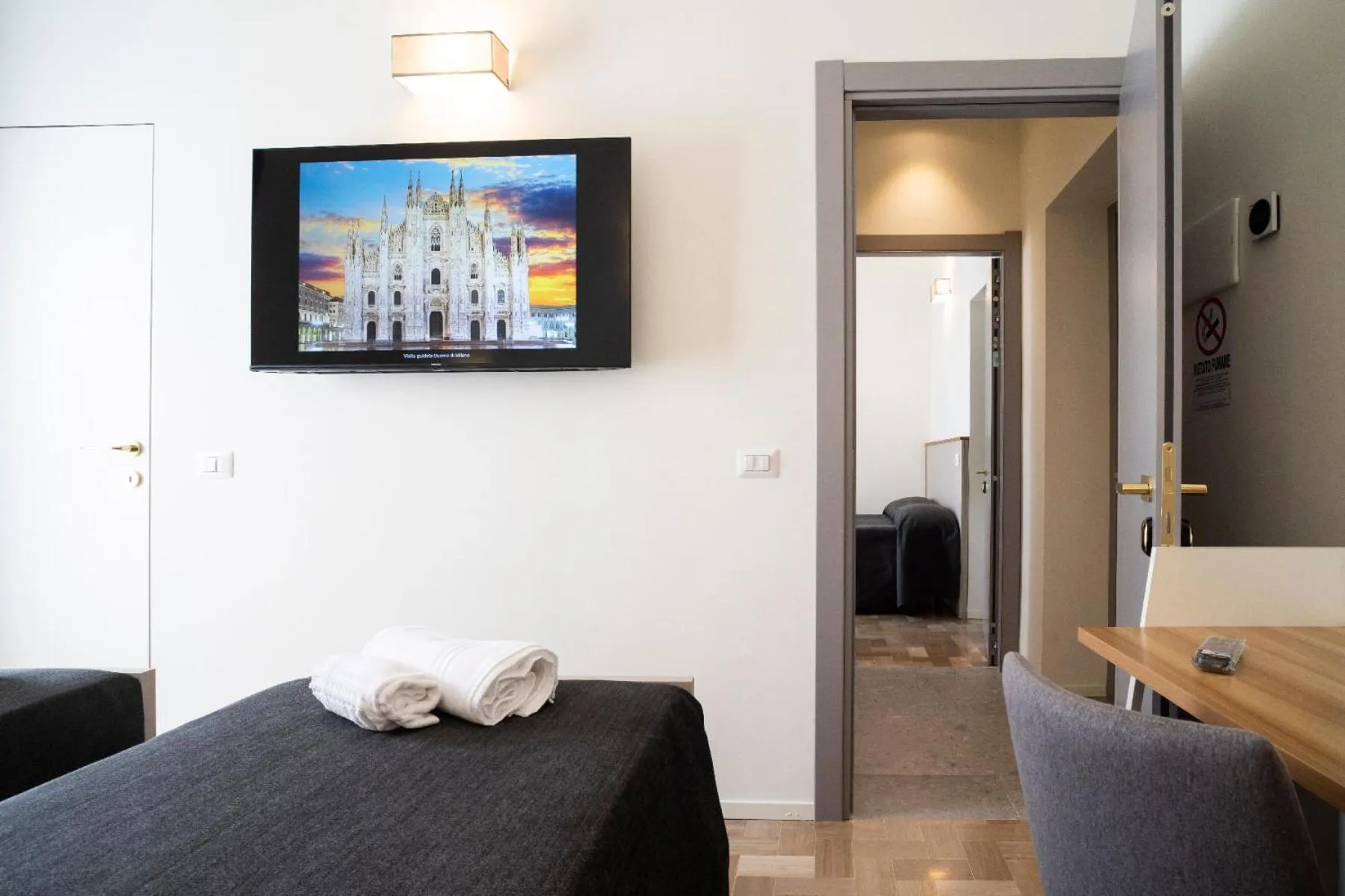 Bed in Villino Milano